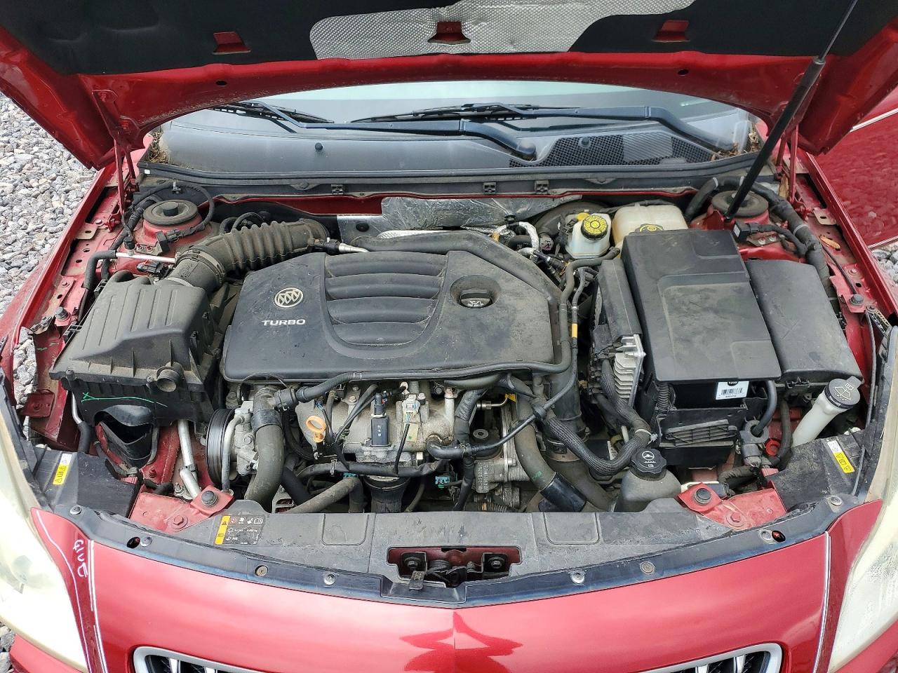 2013 Buick Regal Gs Red vin: 2G4GV5GV4D9166902