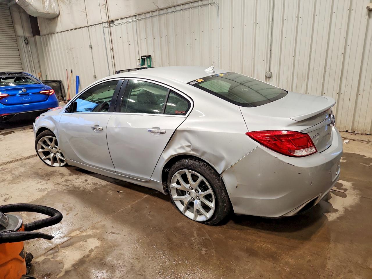 2012 Buick Regal Gs Silver vin: 2G4GV5GV5C9146026