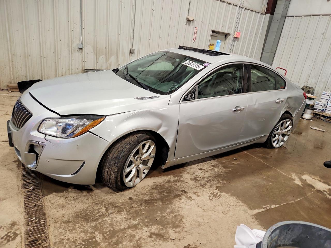2012 Buick Regal Gs Silver vin: 2G4GV5GV5C9146026