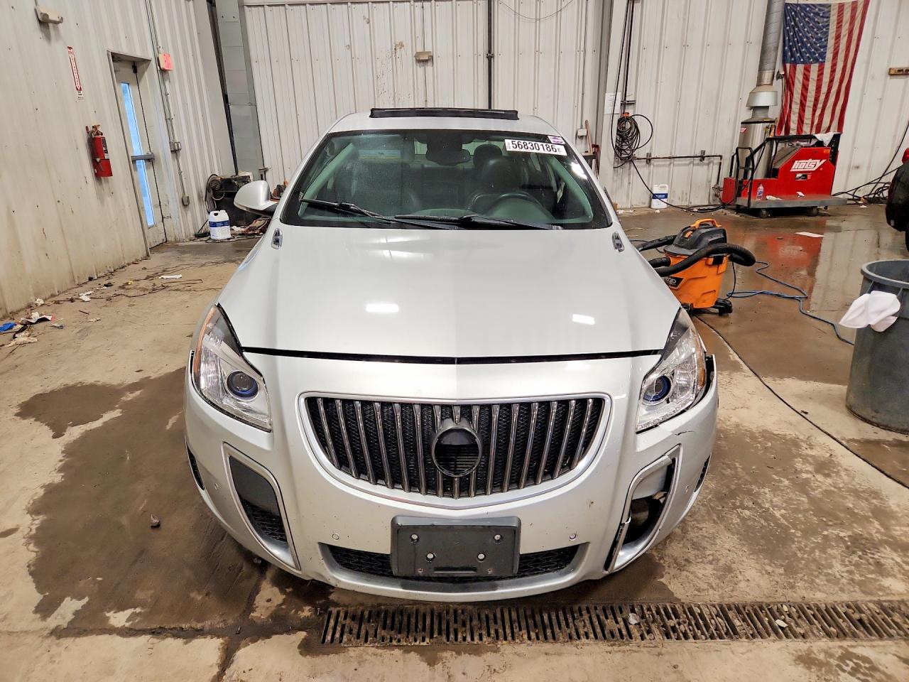 2012 Buick Regal Gs Silver vin: 2G4GV5GV5C9146026