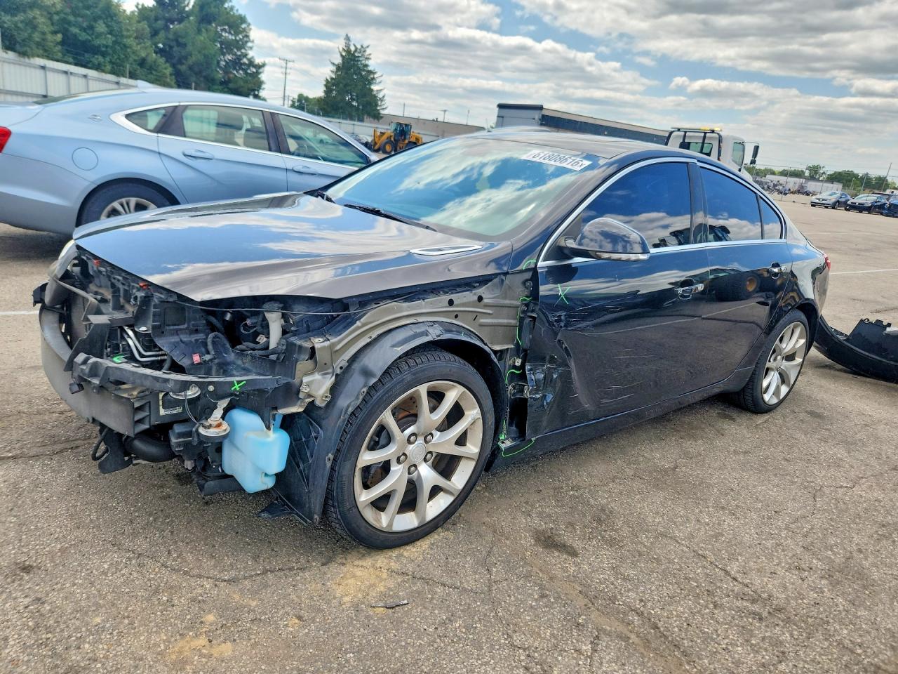 2013 Buick Regal Gs Черный vin: 2G4GV5GV5D9203830