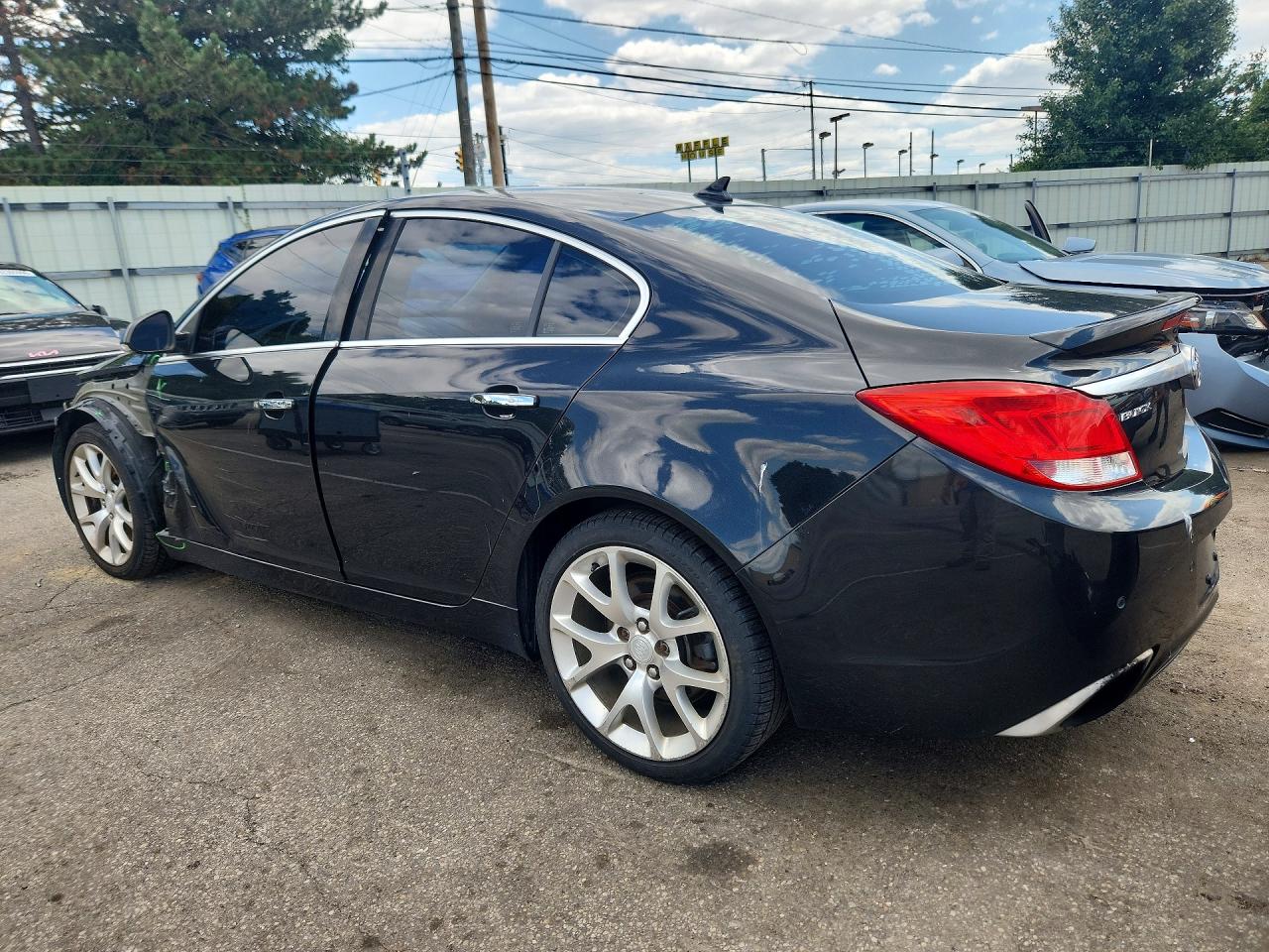 2013 Buick Regal Gs Черный vin: 2G4GV5GV5D9203830