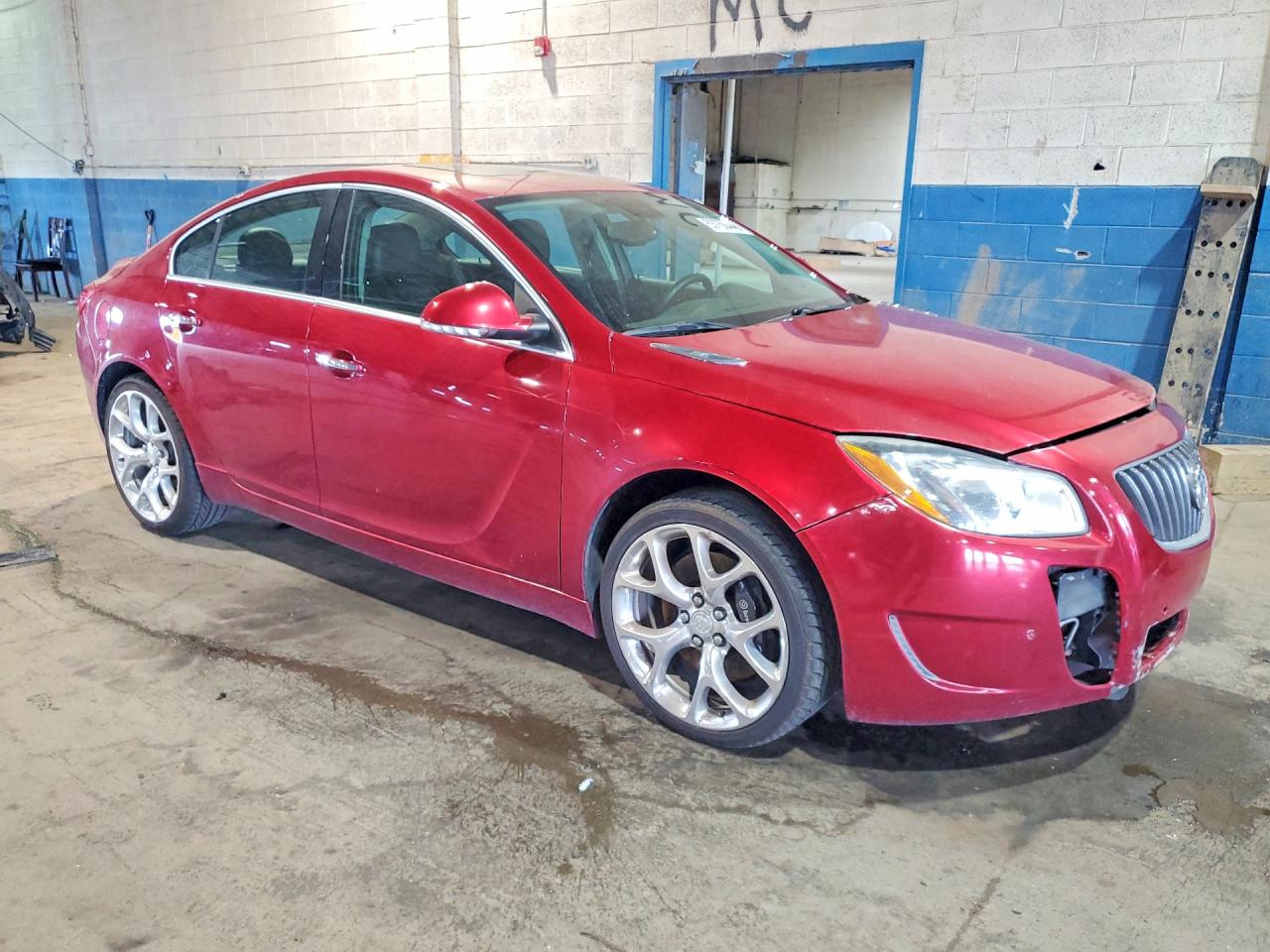 2013 Buick Regal Gs Red vin: 2G4GV5GV5D9224824