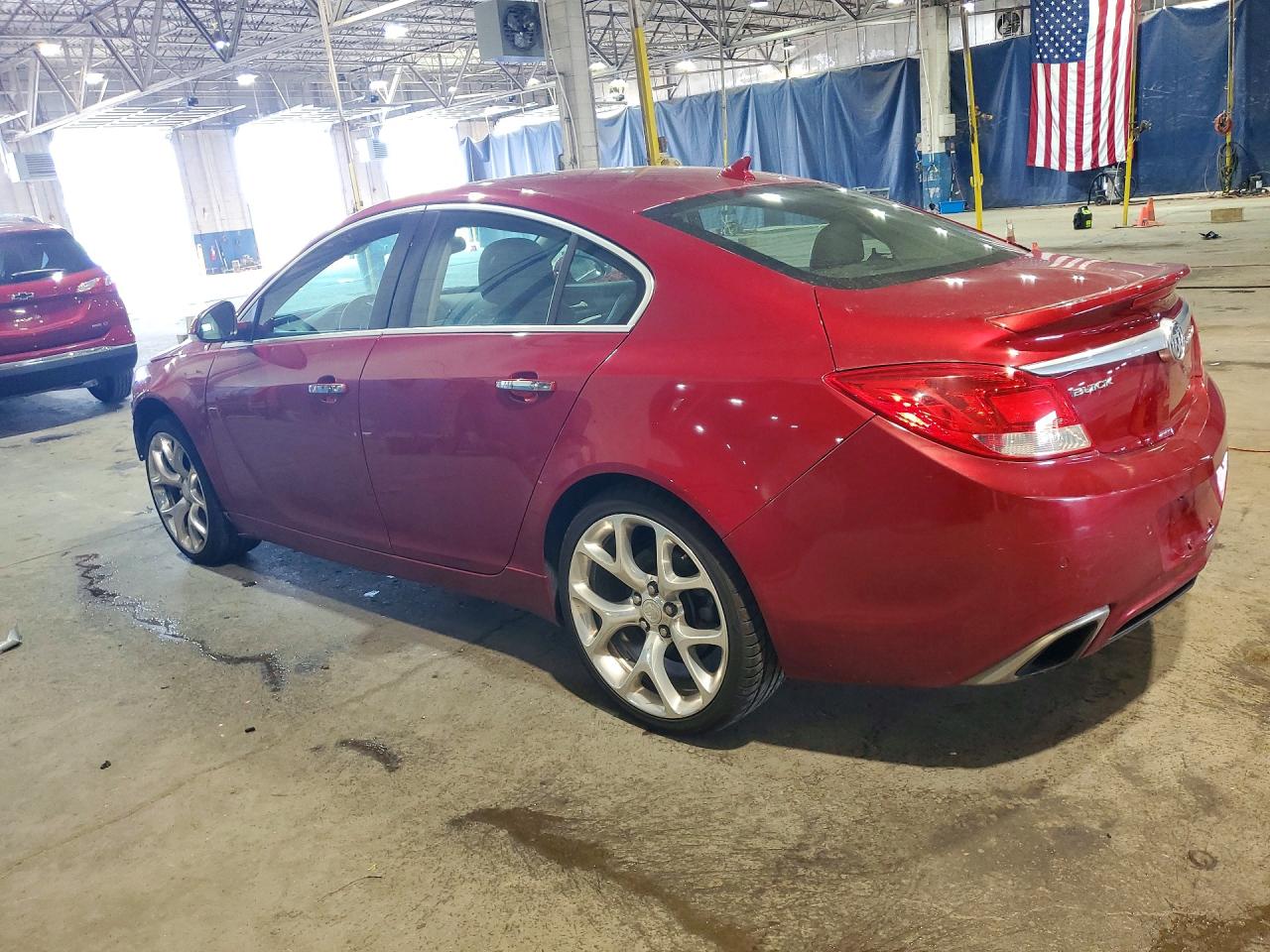 2013 Buick Regal Gs Red vin: 2G4GV5GV5D9224824