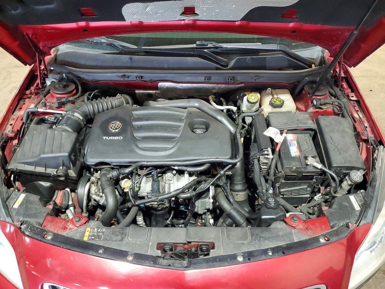 2013 Buick Regal Gs Red vin: 2G4GV5GV5D9224824