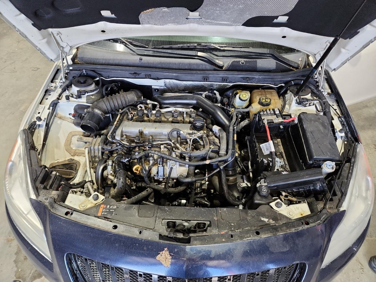 2012 Buick Regal Gs White vin: 2G4GV5GV6C9193534 Damage: Air Filter Element, Missing, Replacement Required