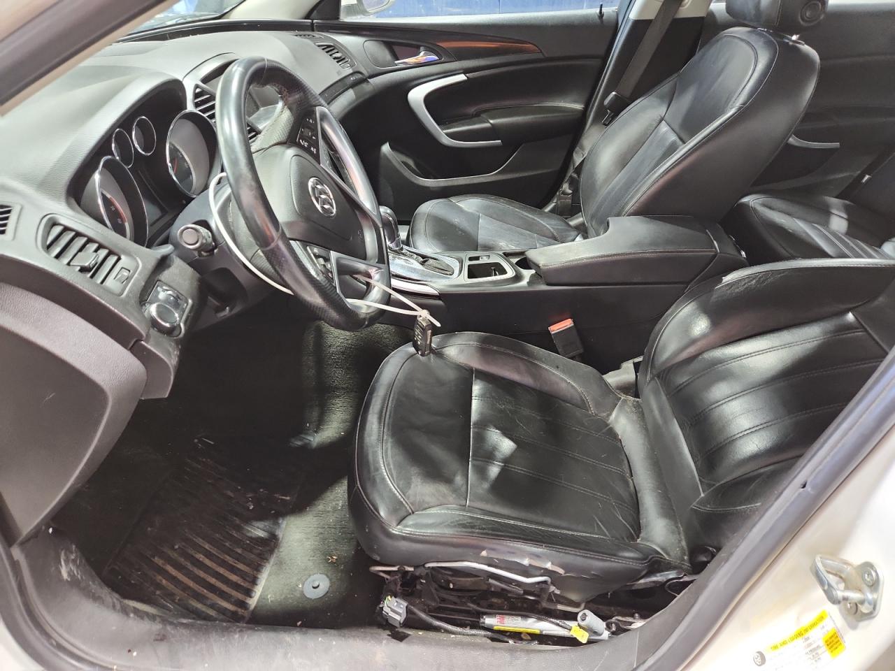 2012 Buick Regal Gs White vin: 2G4GV5GV6C9193534 Damage: Left Front Seat Cushion, Worn, Replacement Required