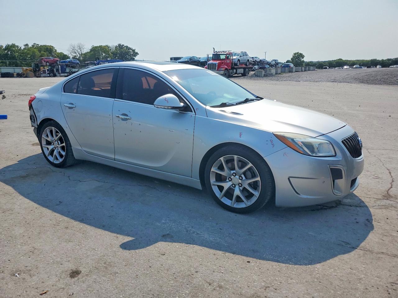 2013 Buick Regal Gs Silver vin: 2G4GV5GV6D9220538