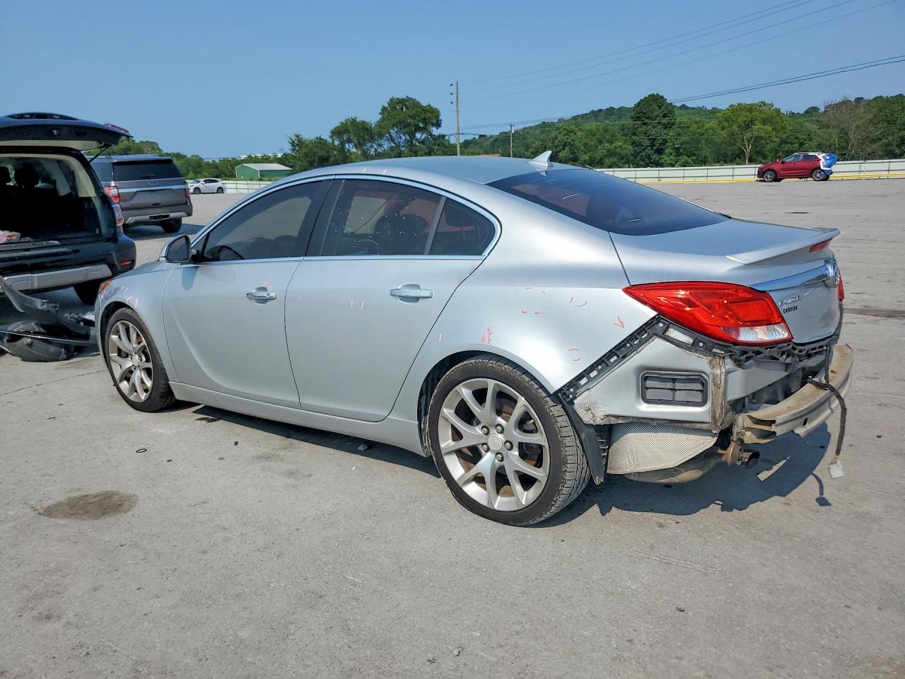 2013 Buick Regal Gs Silver vin: 2G4GV5GV6D9220538