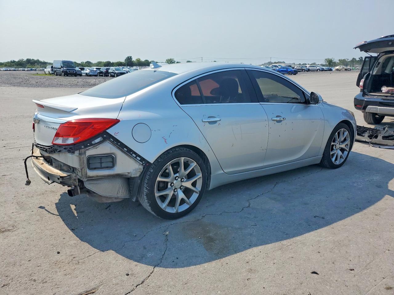 2013 Buick Regal Gs Silver vin: 2G4GV5GV6D9220538