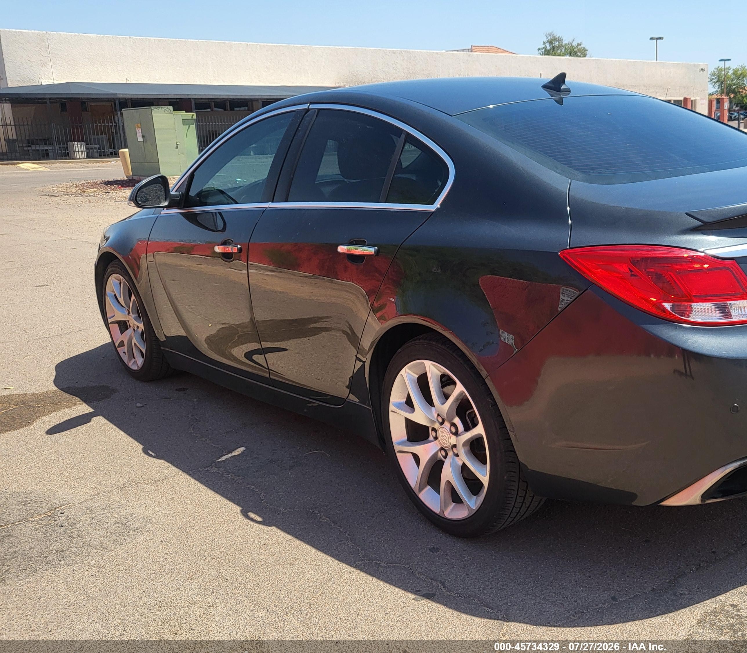 2013 Buick Regal Gs Gray vin: 2G4GV5GV6D9226839