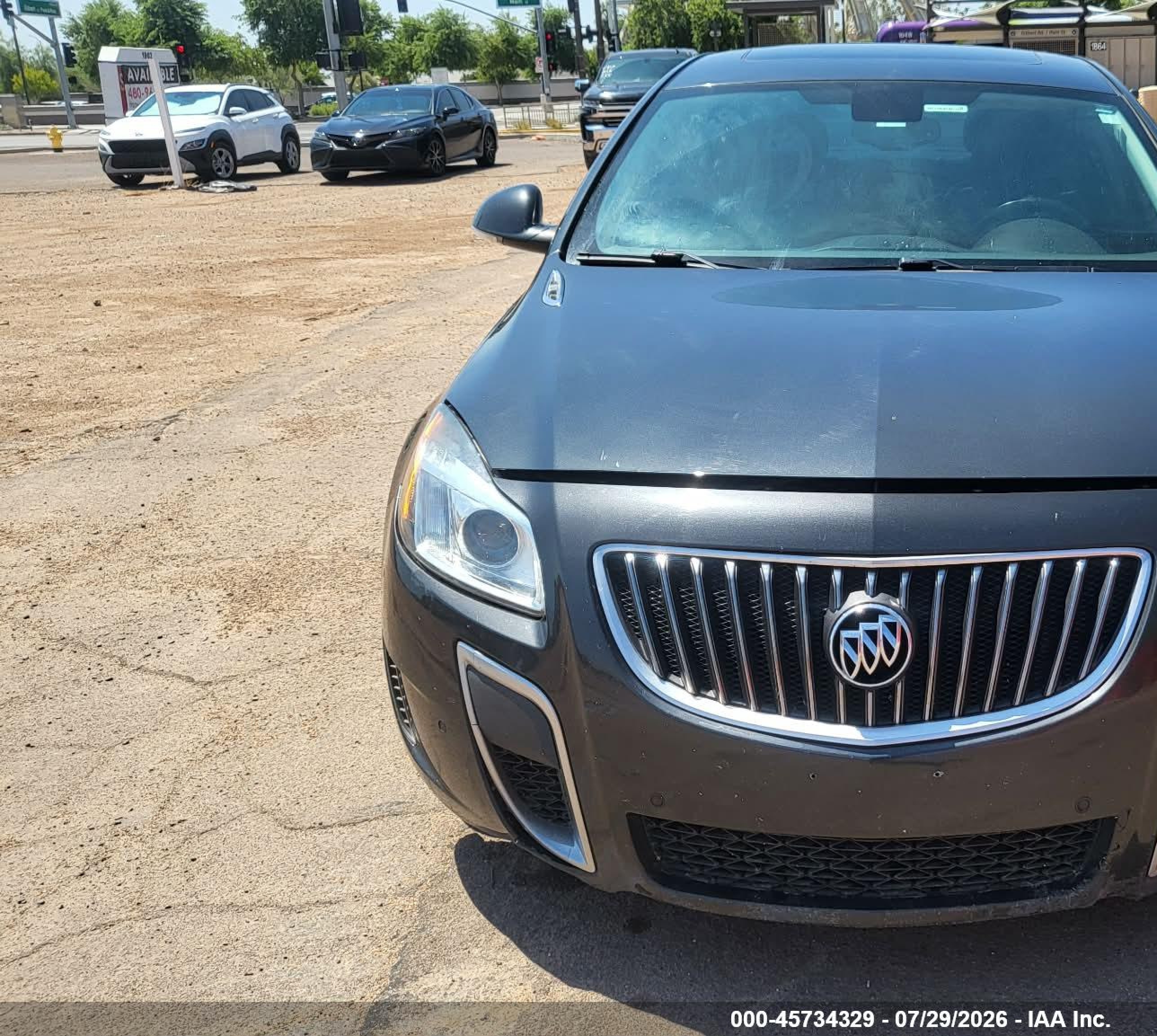 2013 Buick Regal Gs Gray vin: 2G4GV5GV6D9226839