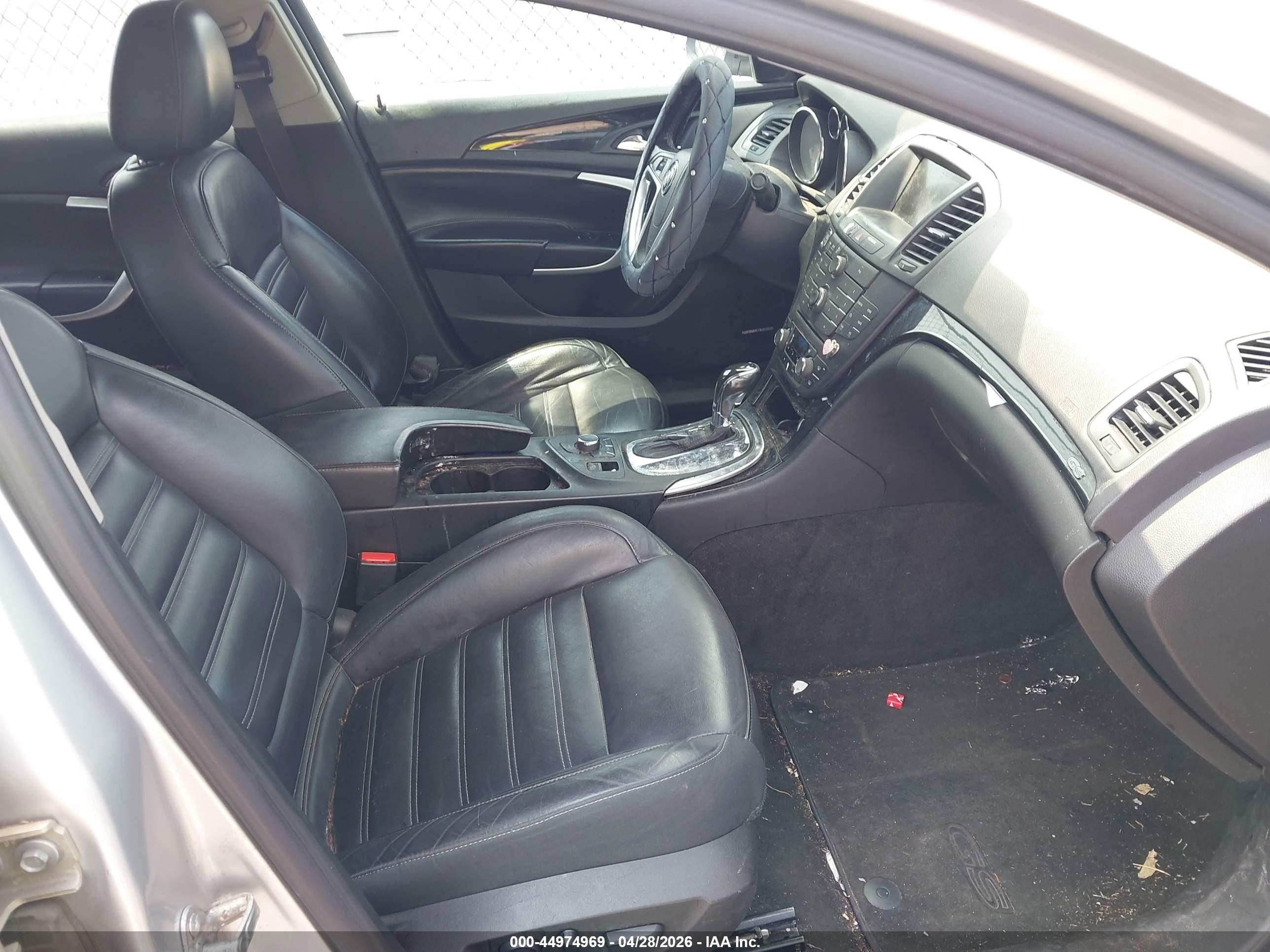 2013 Buick Regal Gs Silver vin: 2G4GV5GV7D9152945