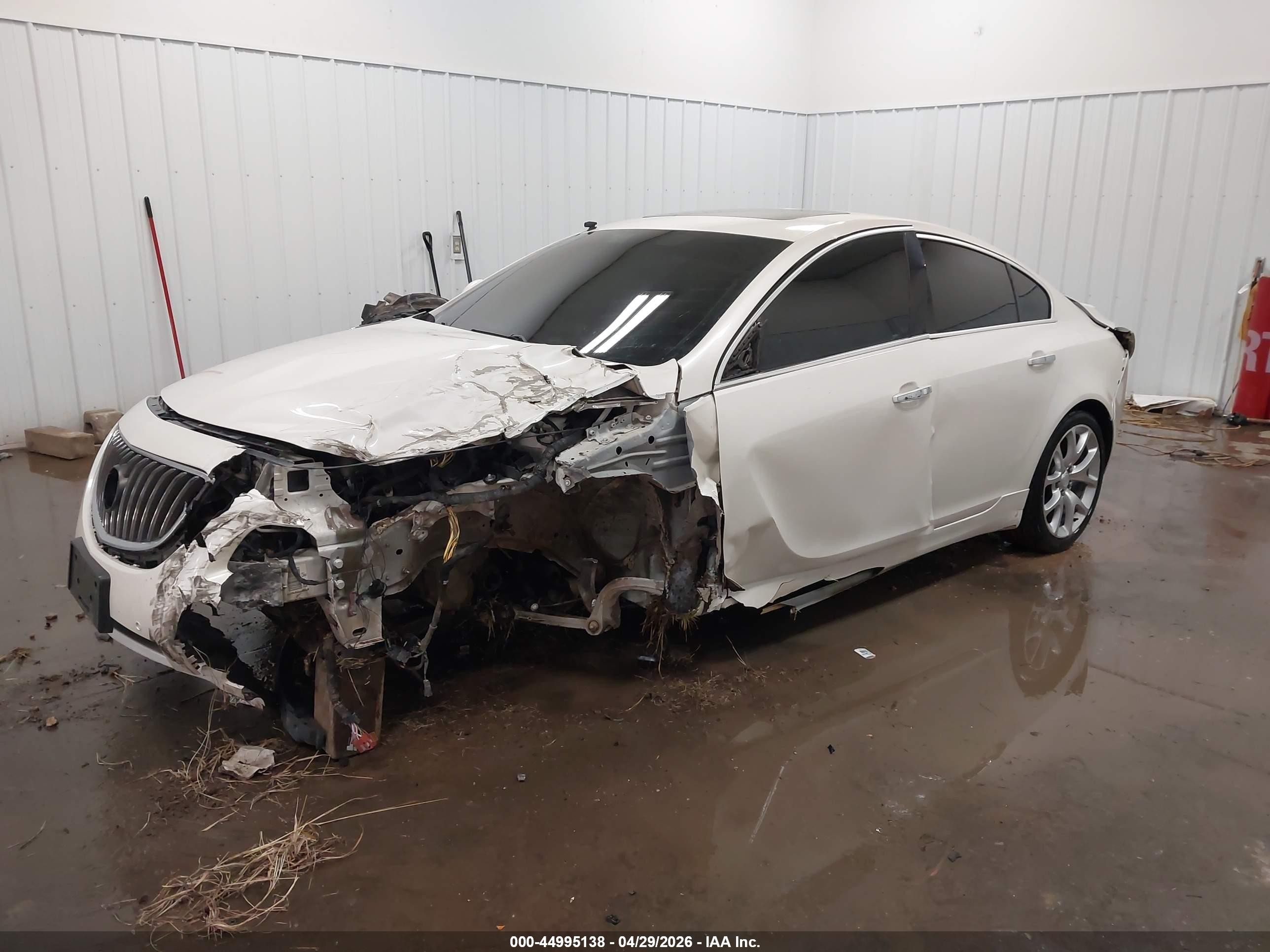 2012 Buick Regal Gs White vin: 2G4GV5GV8C9175875