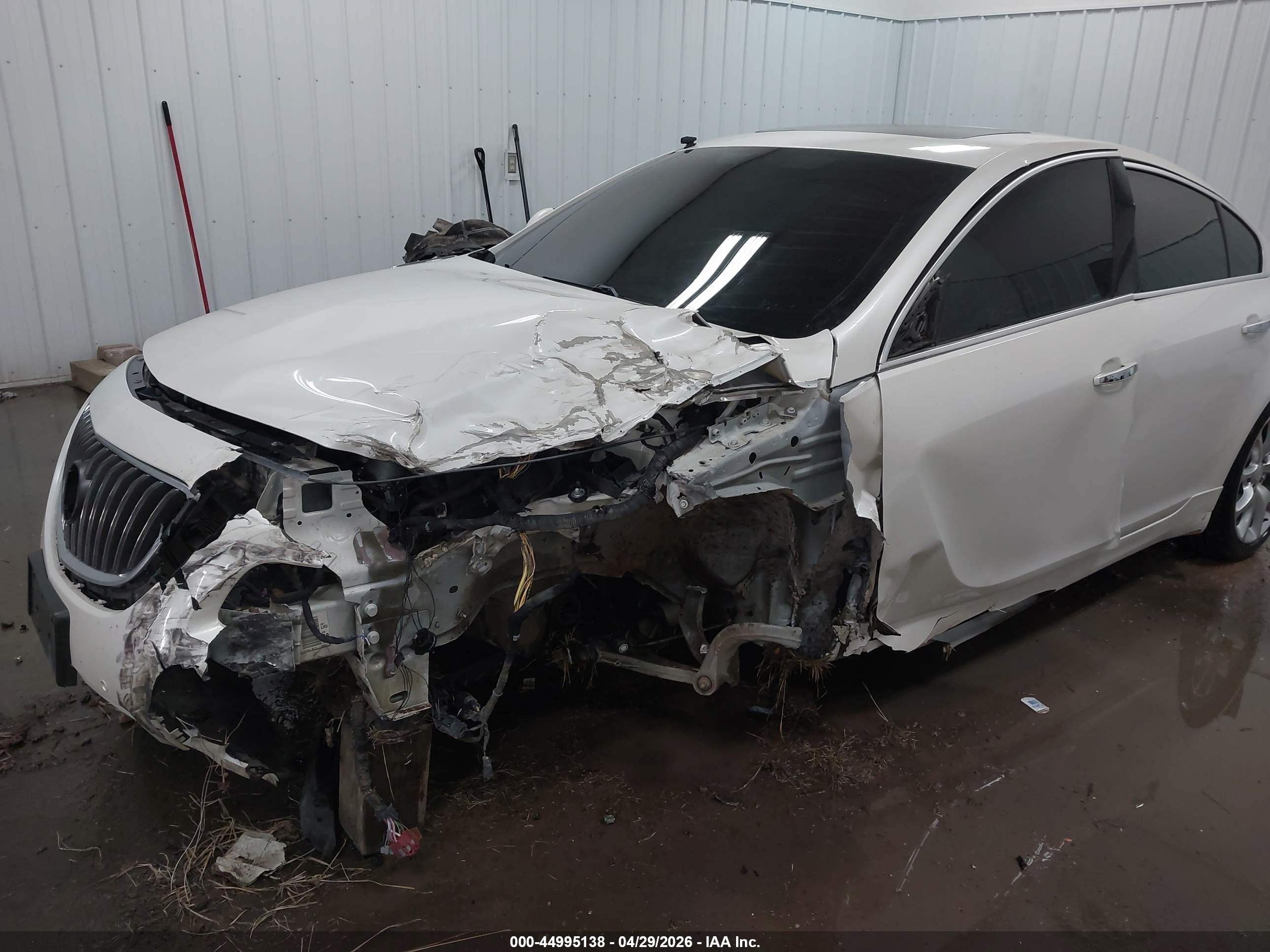 2012 Buick Regal Gs White vin: 2G4GV5GV8C9175875