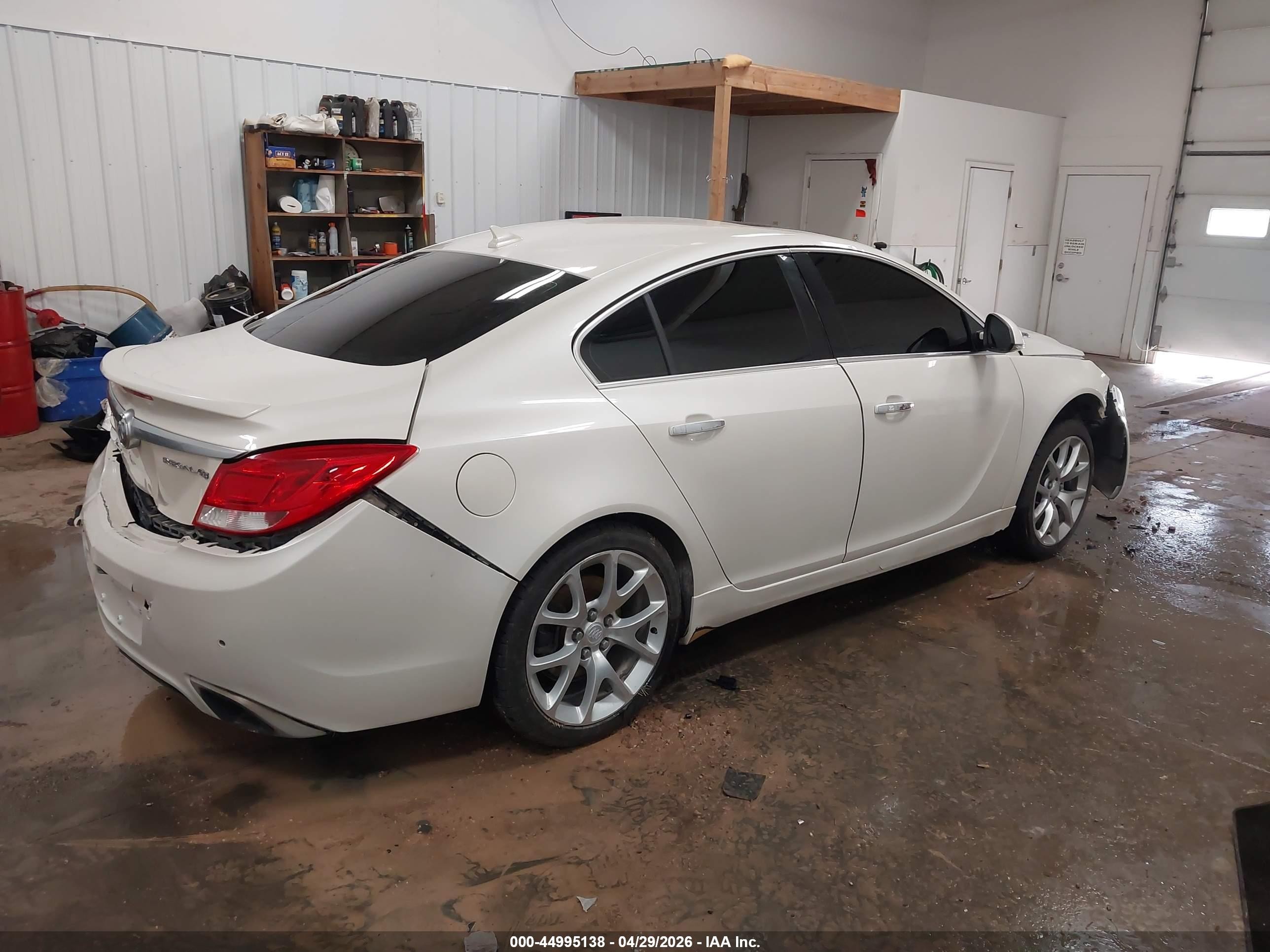 2012 Buick Regal Gs White vin: 2G4GV5GV8C9175875