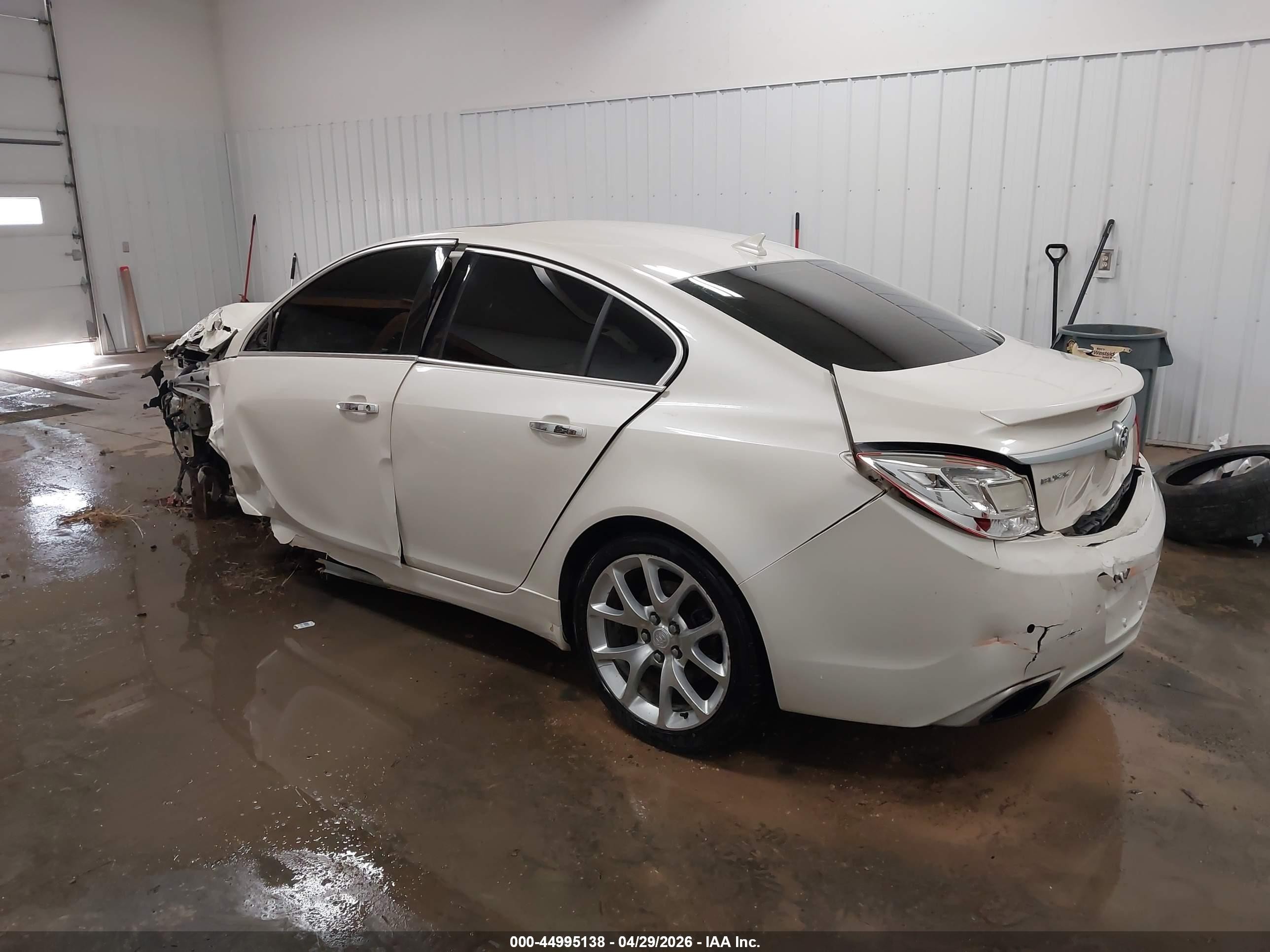 2012 Buick Regal Gs White vin: 2G4GV5GV8C9175875