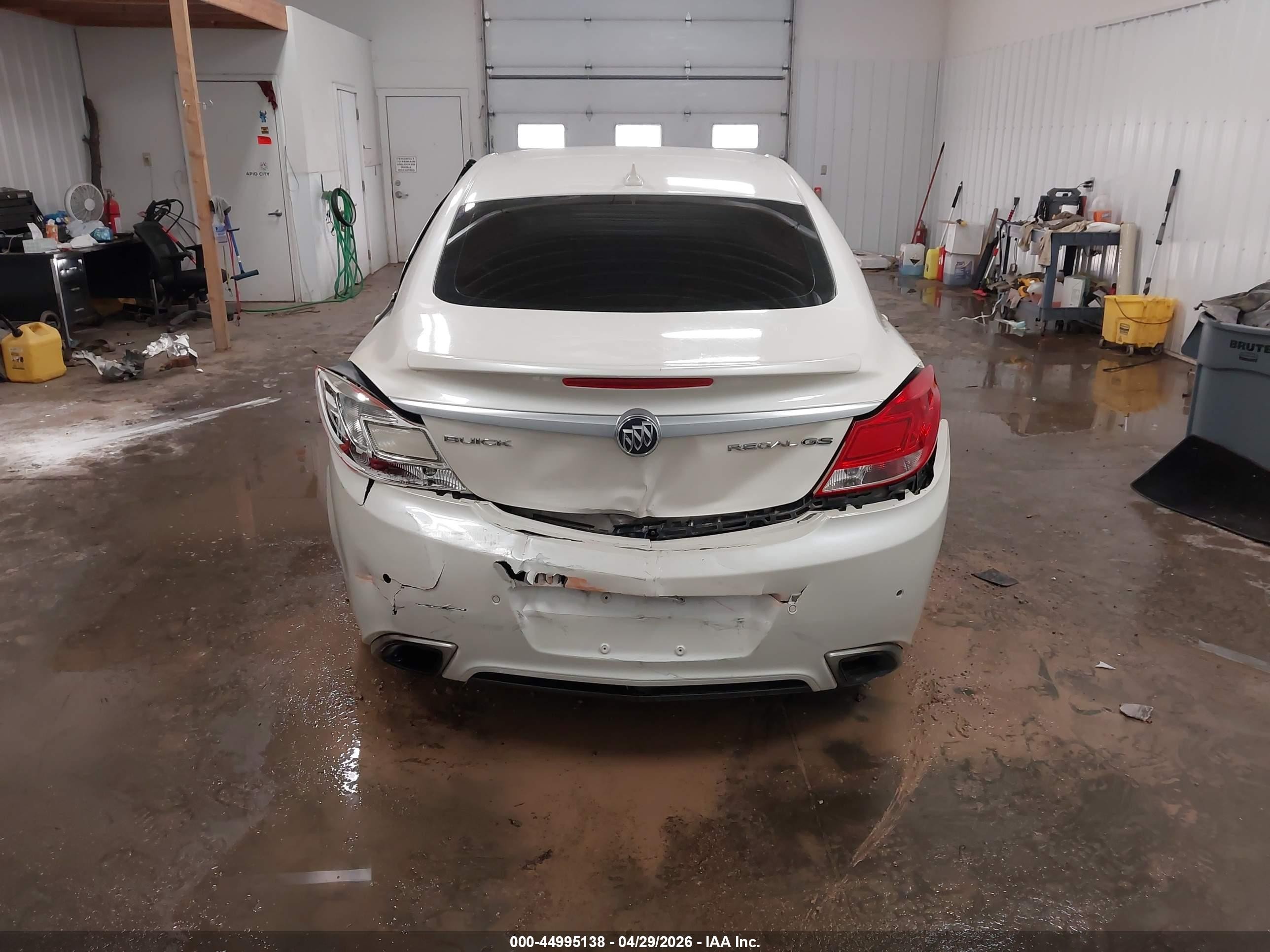 2012 Buick Regal Gs White vin: 2G4GV5GV8C9175875