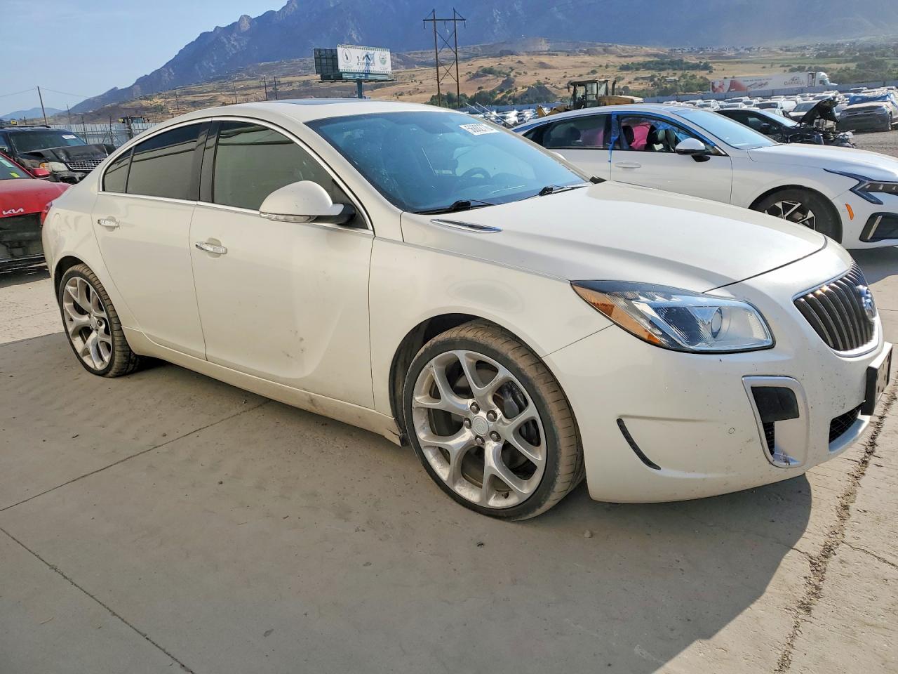 2013 Buick Regal Gs White vin: 2G4GV5GVXD9247953