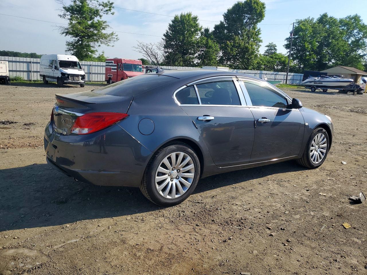 2011 Buick Regal Cxl Gray vin: 2G4GW5EV5B9186332