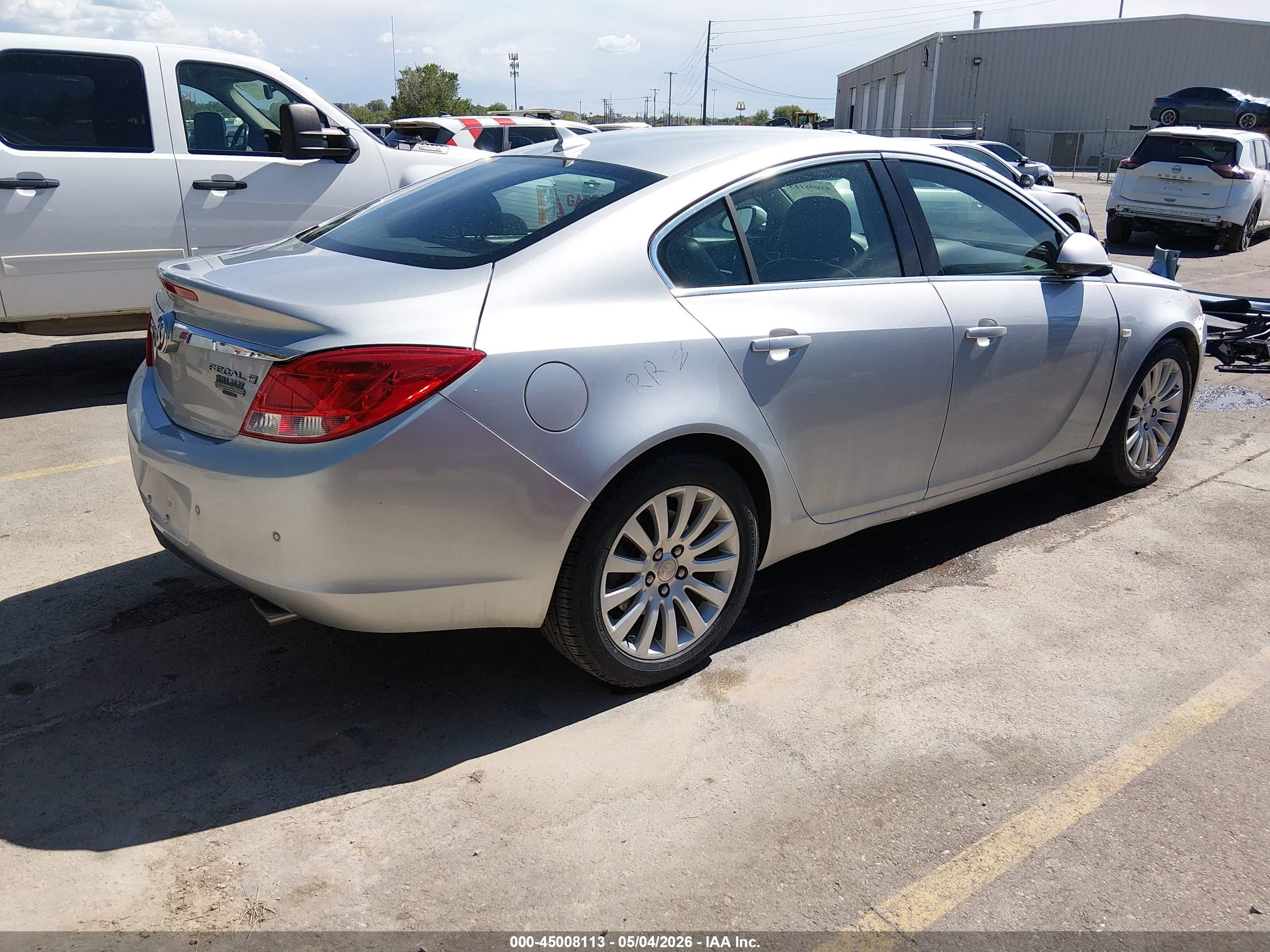2011 Buick Regal Cxl Turbo Oshawa Silver vin: 2G4GX5GV9B9173447
