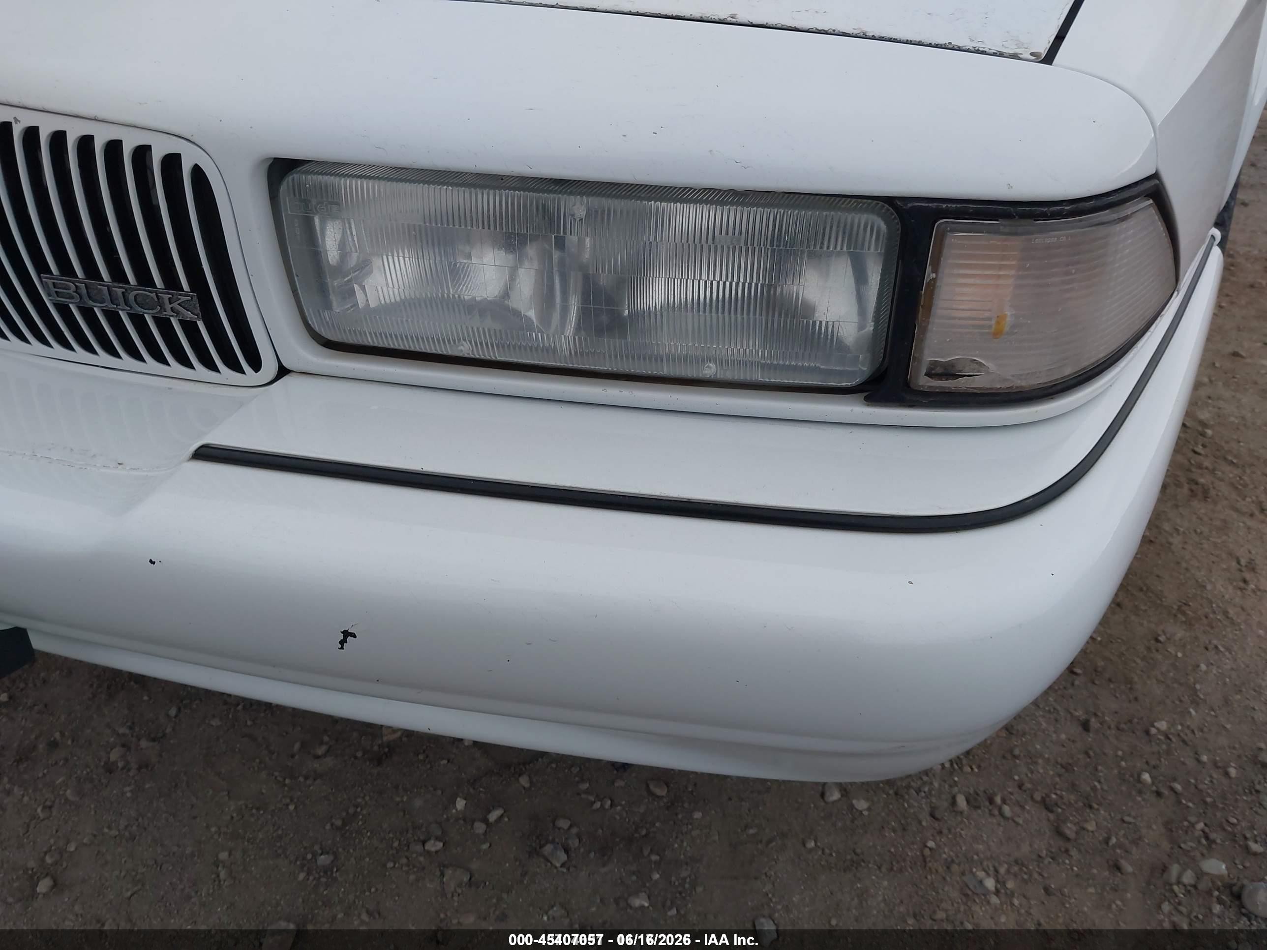 1995 Buick Regal Custom/gran Sport Белый vin: 2G4WB12L3S1501906