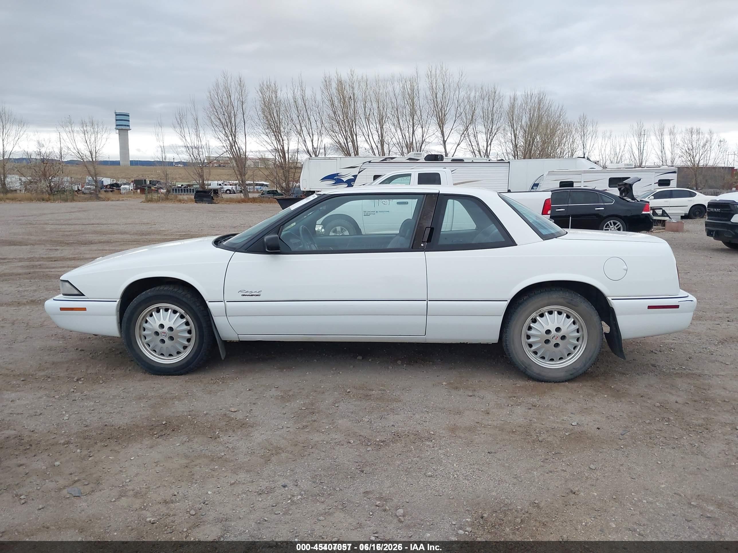 1995 Buick Regal Custom/gran Sport Белый vin: 2G4WB12L3S1501906