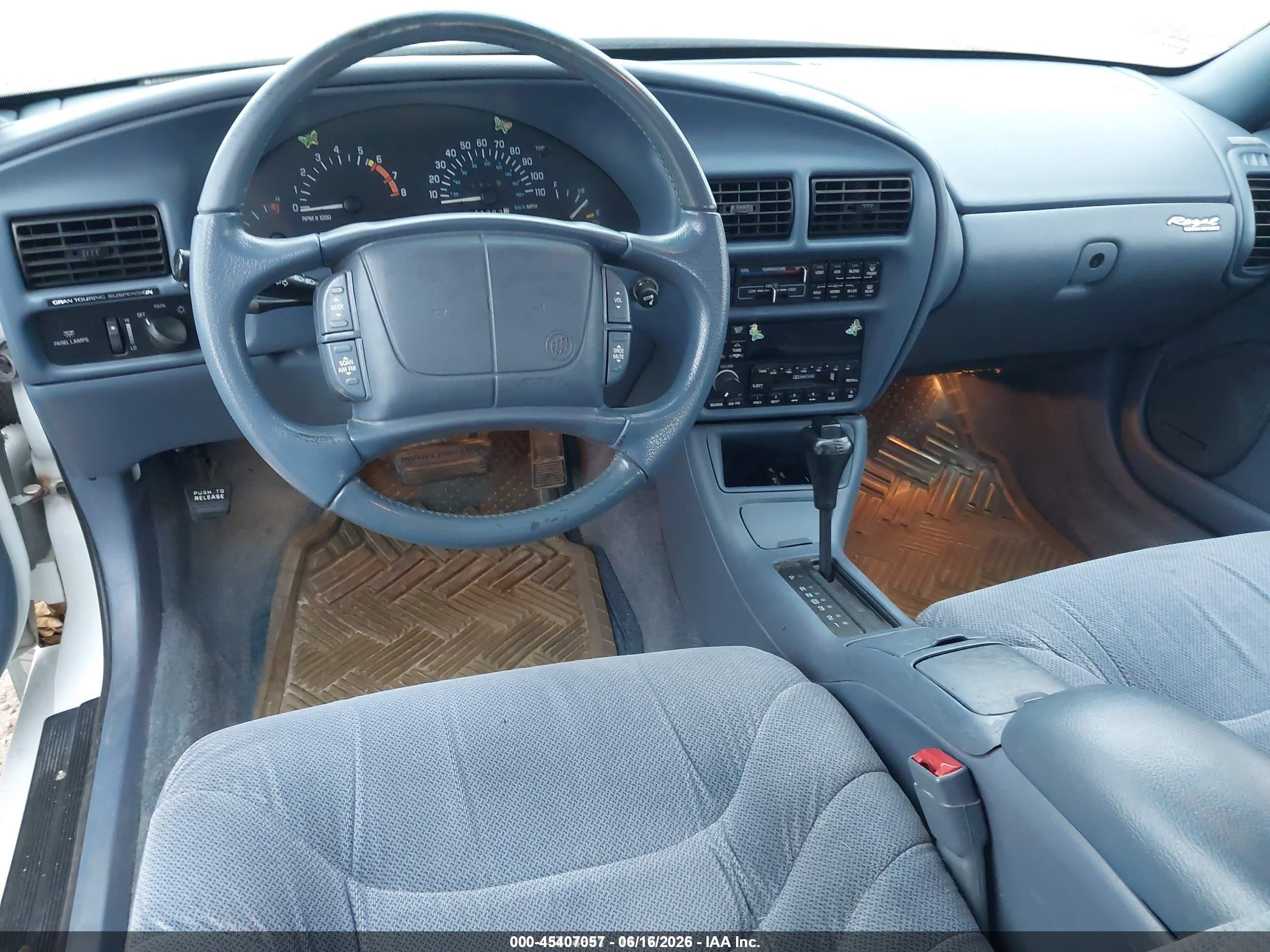 1995 Buick Regal Custom/gran Sport Белый vin: 2G4WB12L3S1501906