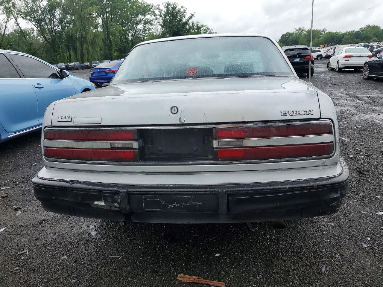 1992 Buick Regal Custom Серый vin: 2G4WB14L2N1484050