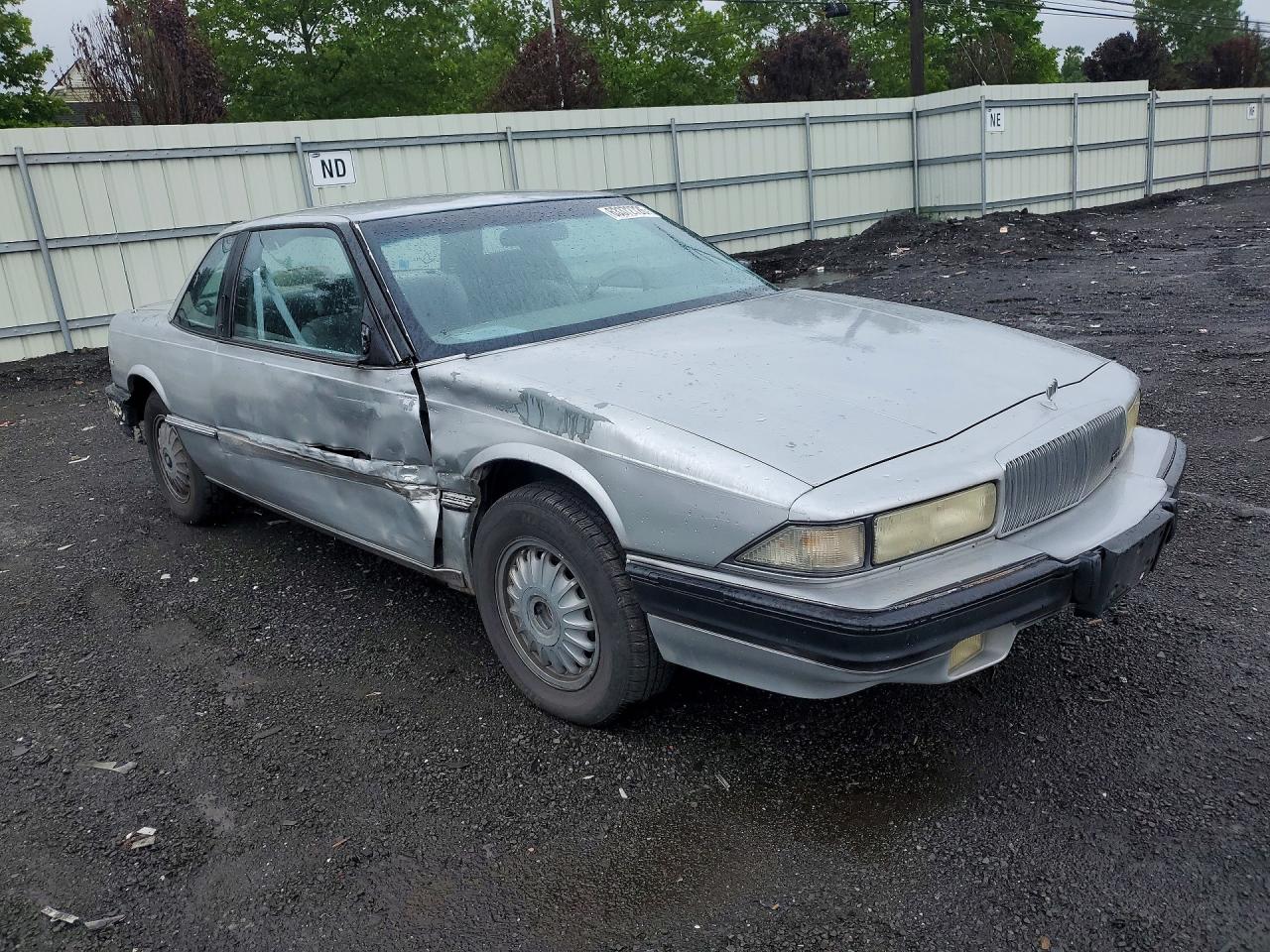 1992 Buick Regal Custom Серый vin: 2G4WB14L2N1484050