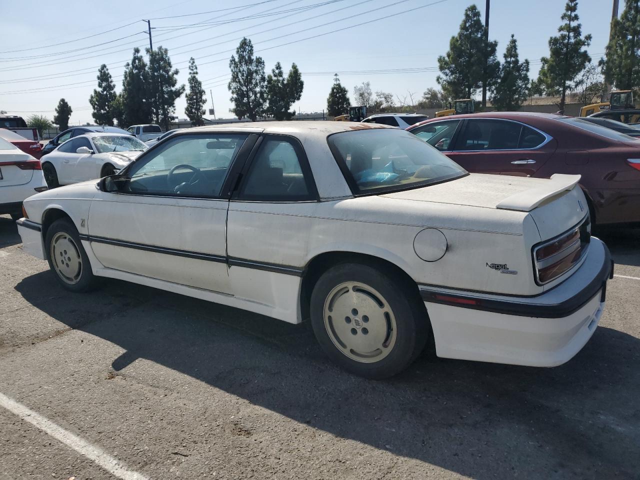 1989 Buick Regal Custom White vin: 2G4WB14W6K1424245