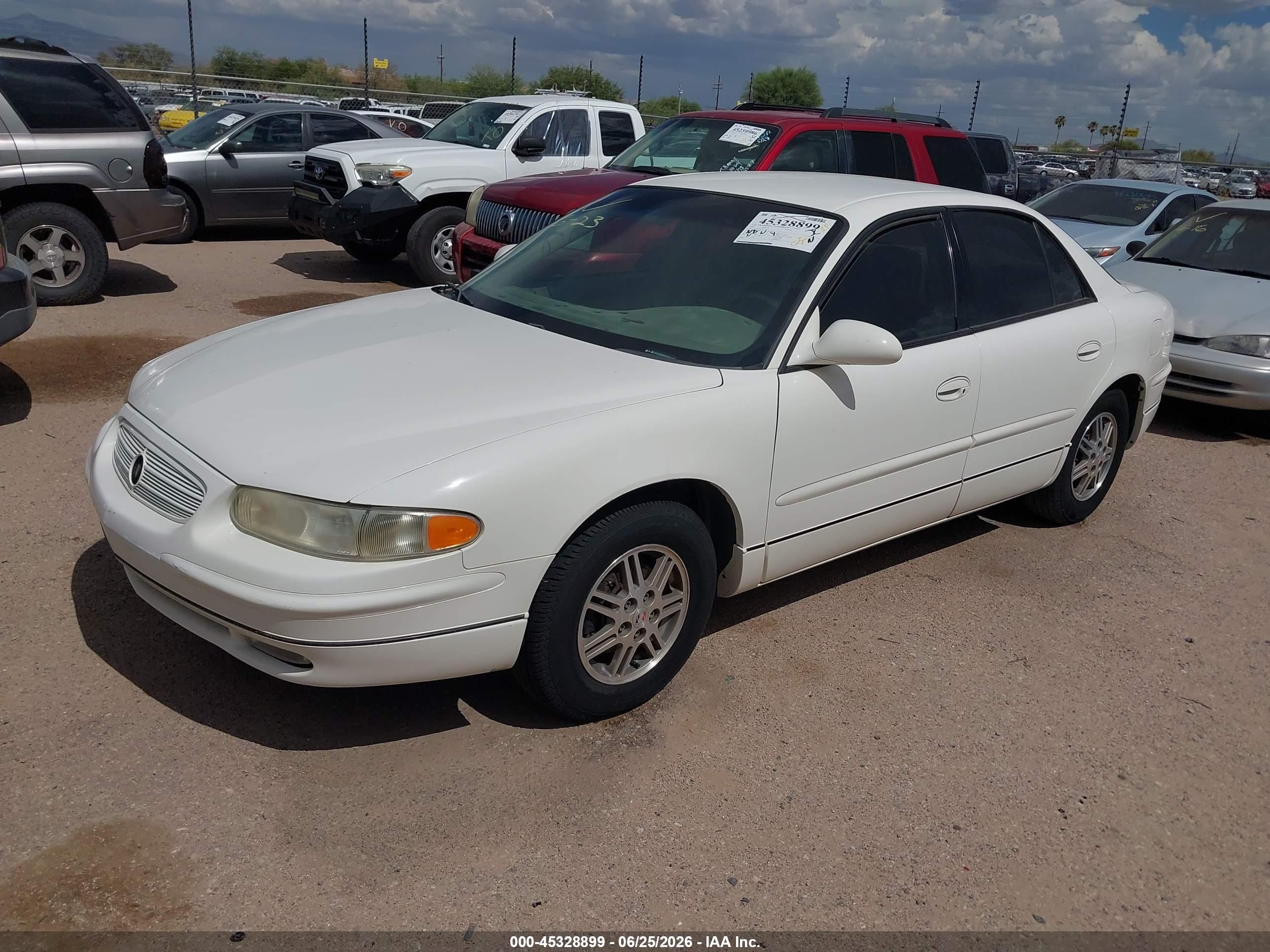 2003 Buick Regal Ls White vin: 2G4WB52K131113492