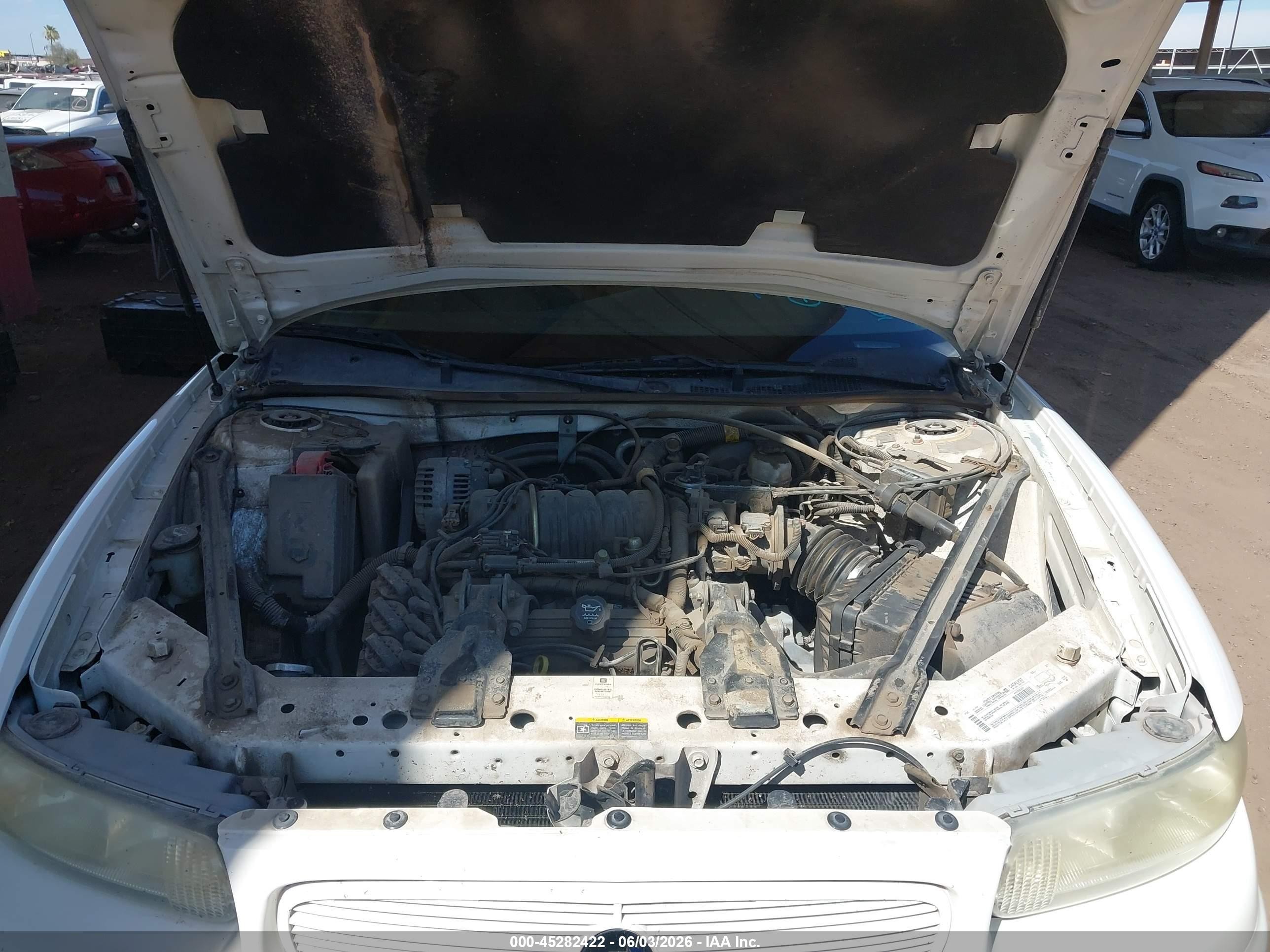 2003 Buick Regal Ls White vin: 2G4WB52K131160182