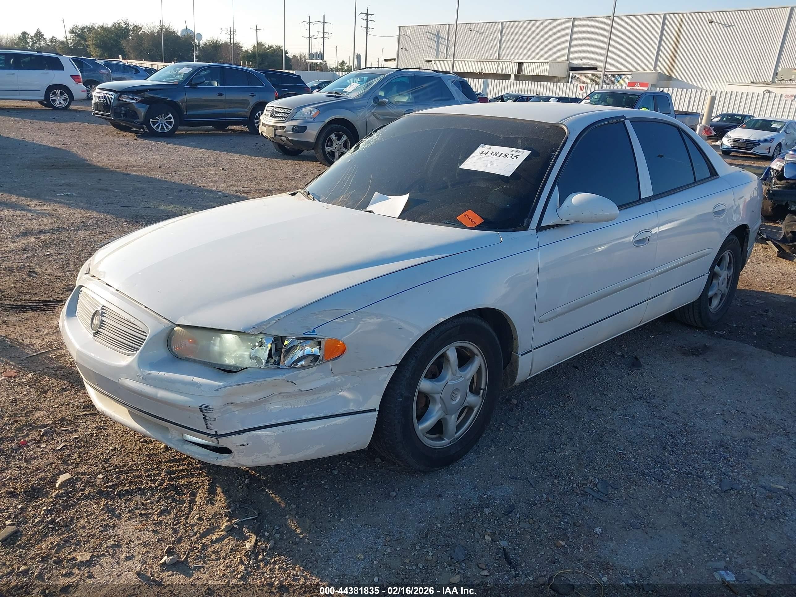 2004 Buick Regal Ls White vin: 2G4WB52K141325097