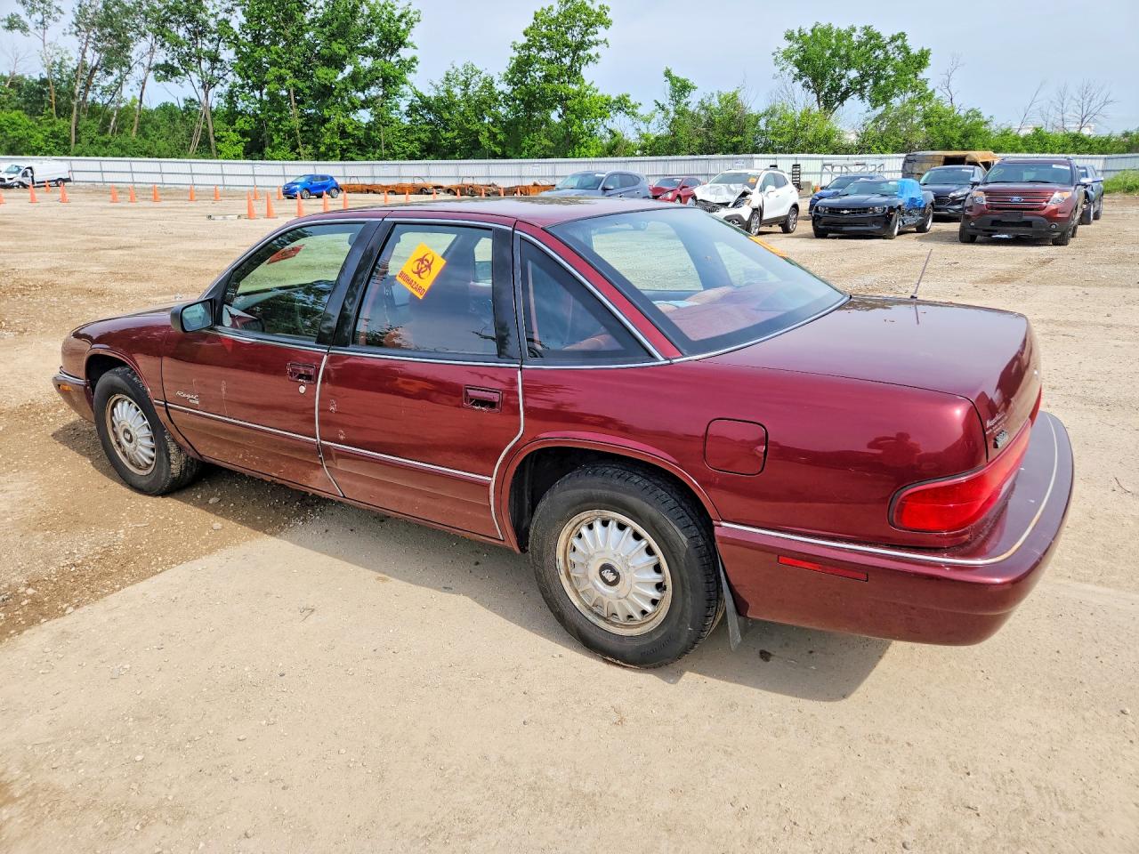 1996 Buick Regal Custom Burgundy vin: 2G4WB52K1T1411797