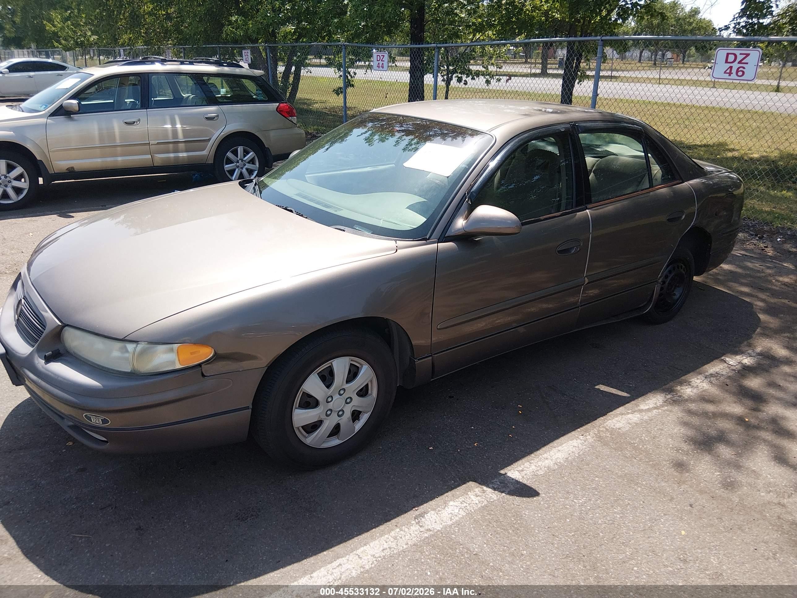 2002 Buick Regal Ls Brown vin: 2G4WB52K221109594