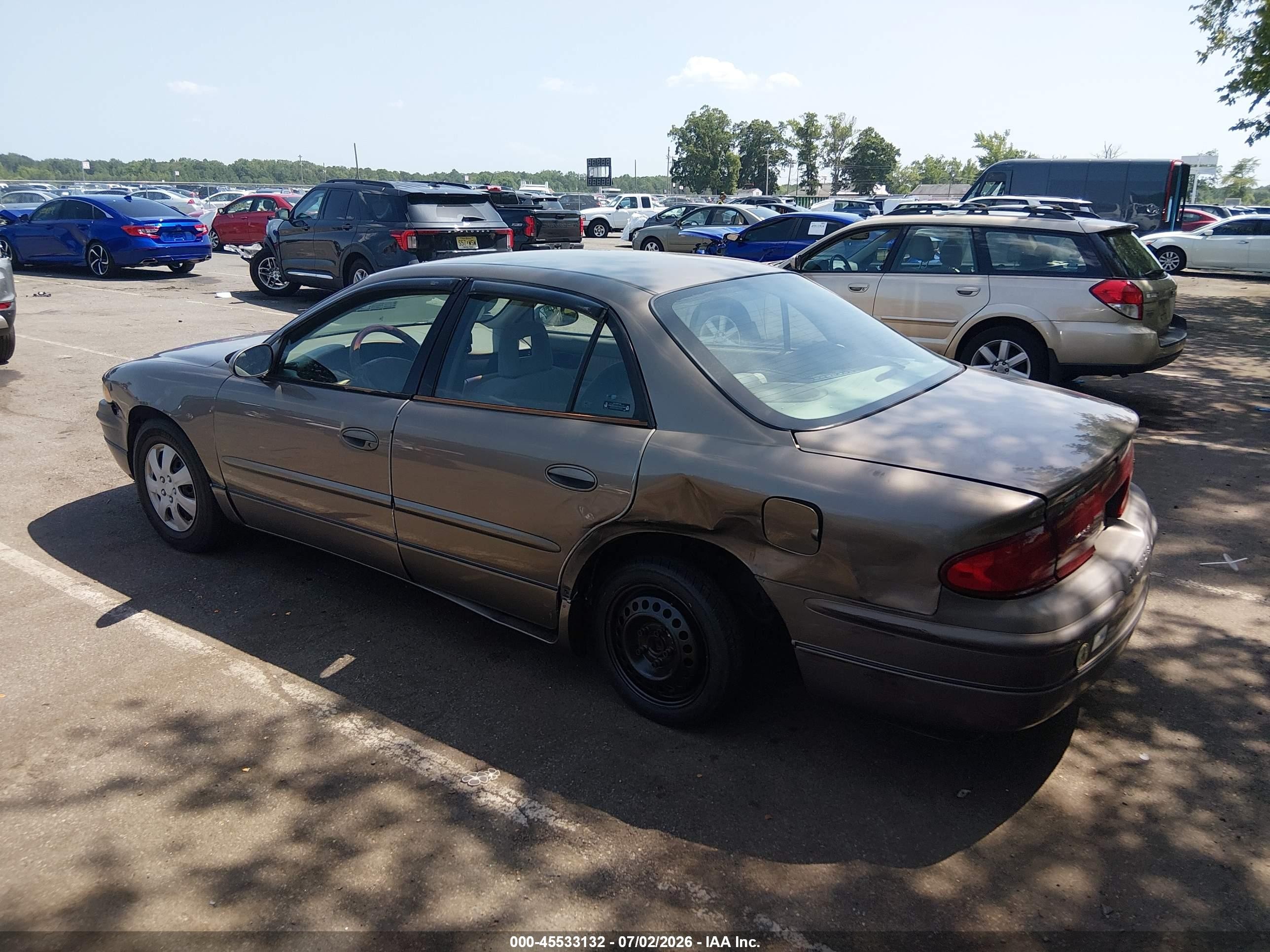 2002 Buick Regal Ls Brown vin: 2G4WB52K221109594