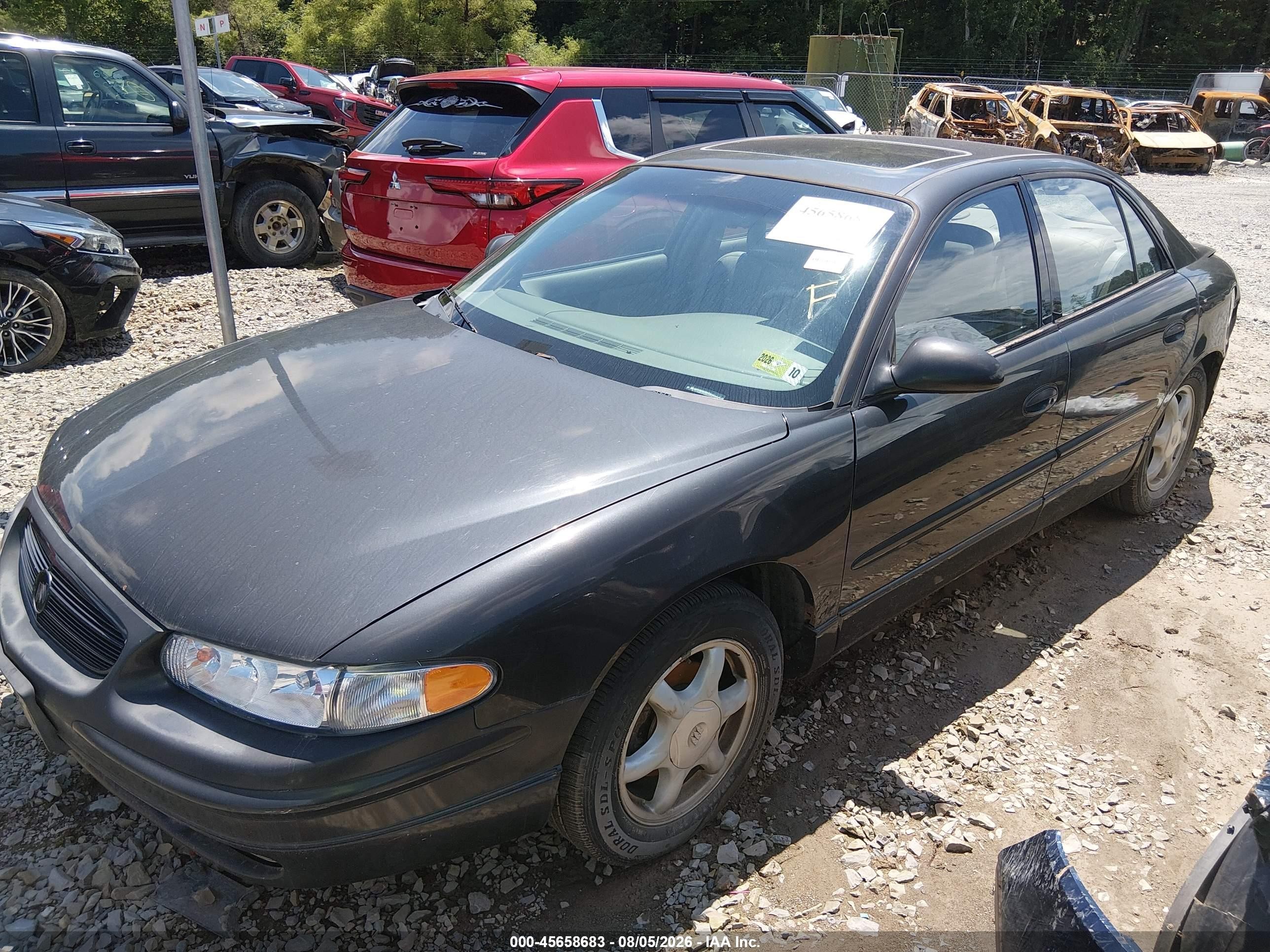 2004 Buick Regal Ls Black vin: 2G4WB52K241175758