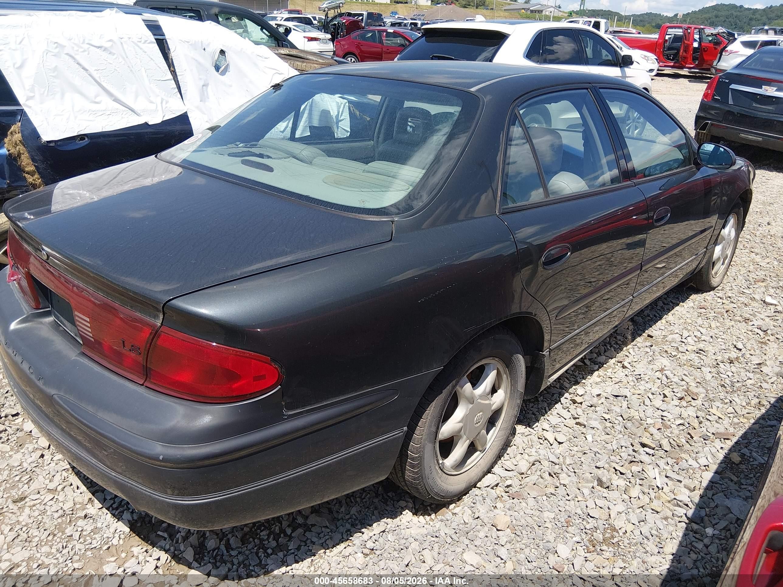2004 Buick Regal Ls Black vin: 2G4WB52K241175758