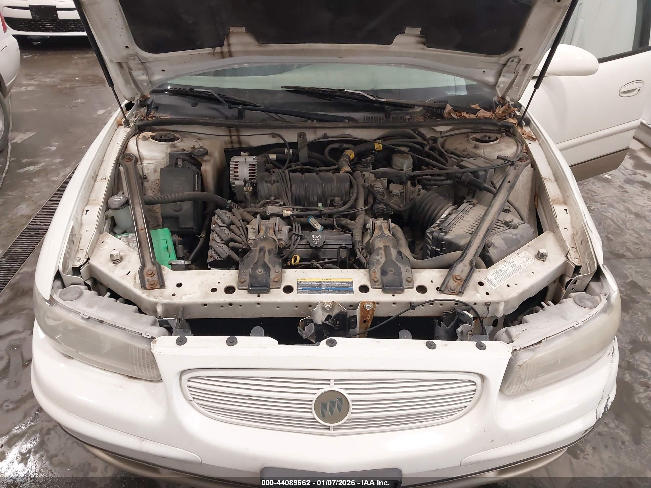 2004 Buick Regal Ls White vin: 2G4WB52K241242259