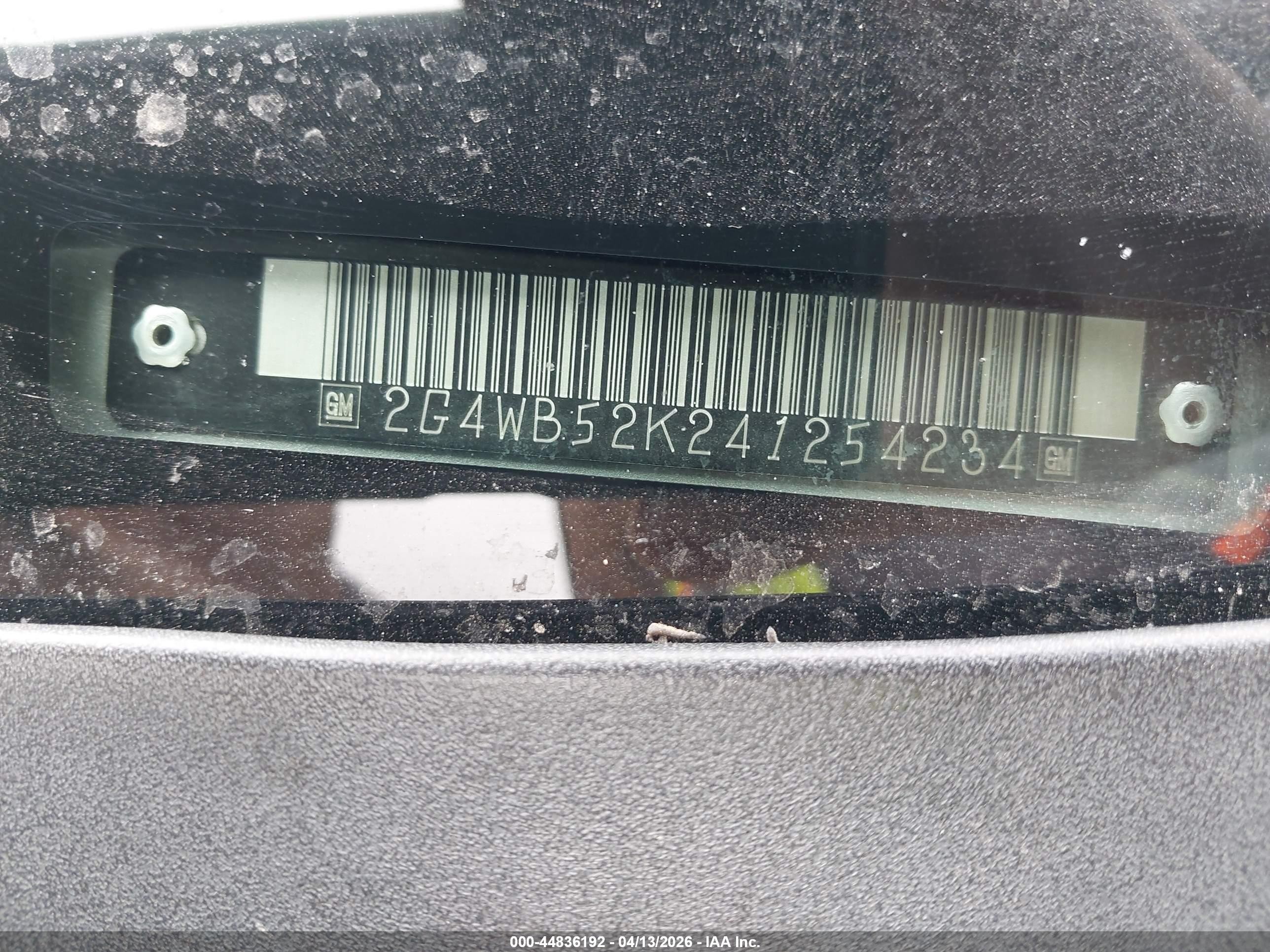 2004 Buick Regal Ls Silver vin: 2G4WB52K241254234
