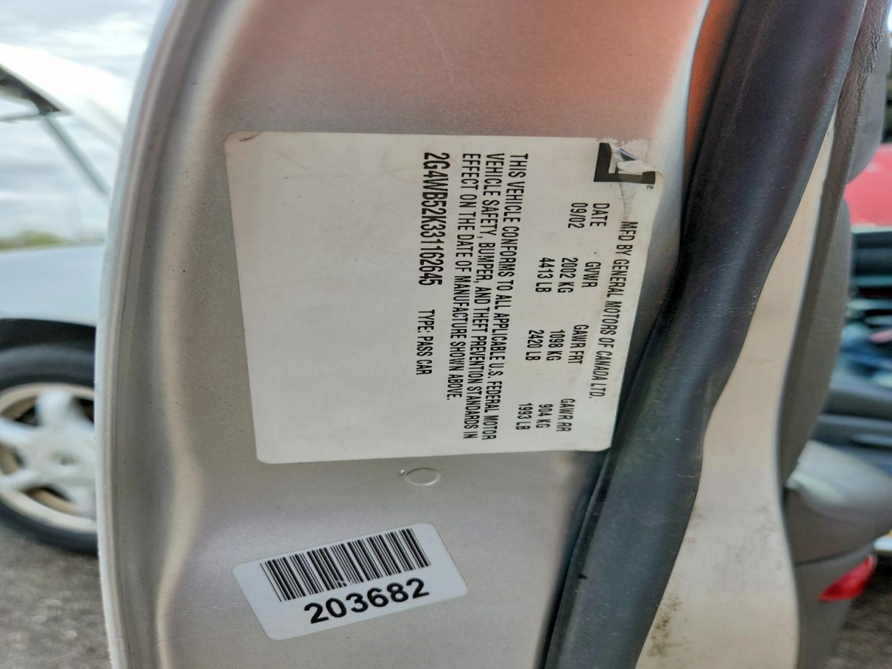 2003 Buick Regal Ls Silver vin: 2G4WB52K331162645