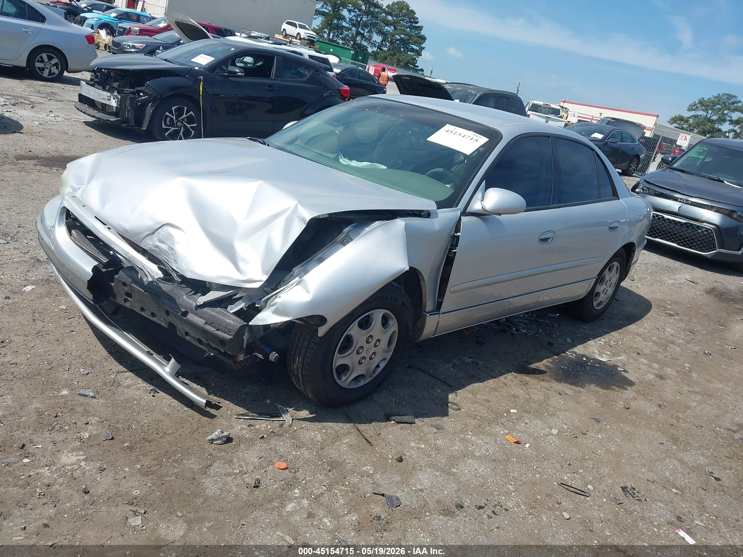 2002 Buick Regal Ls Silver vin: 2G4WB52K421195152