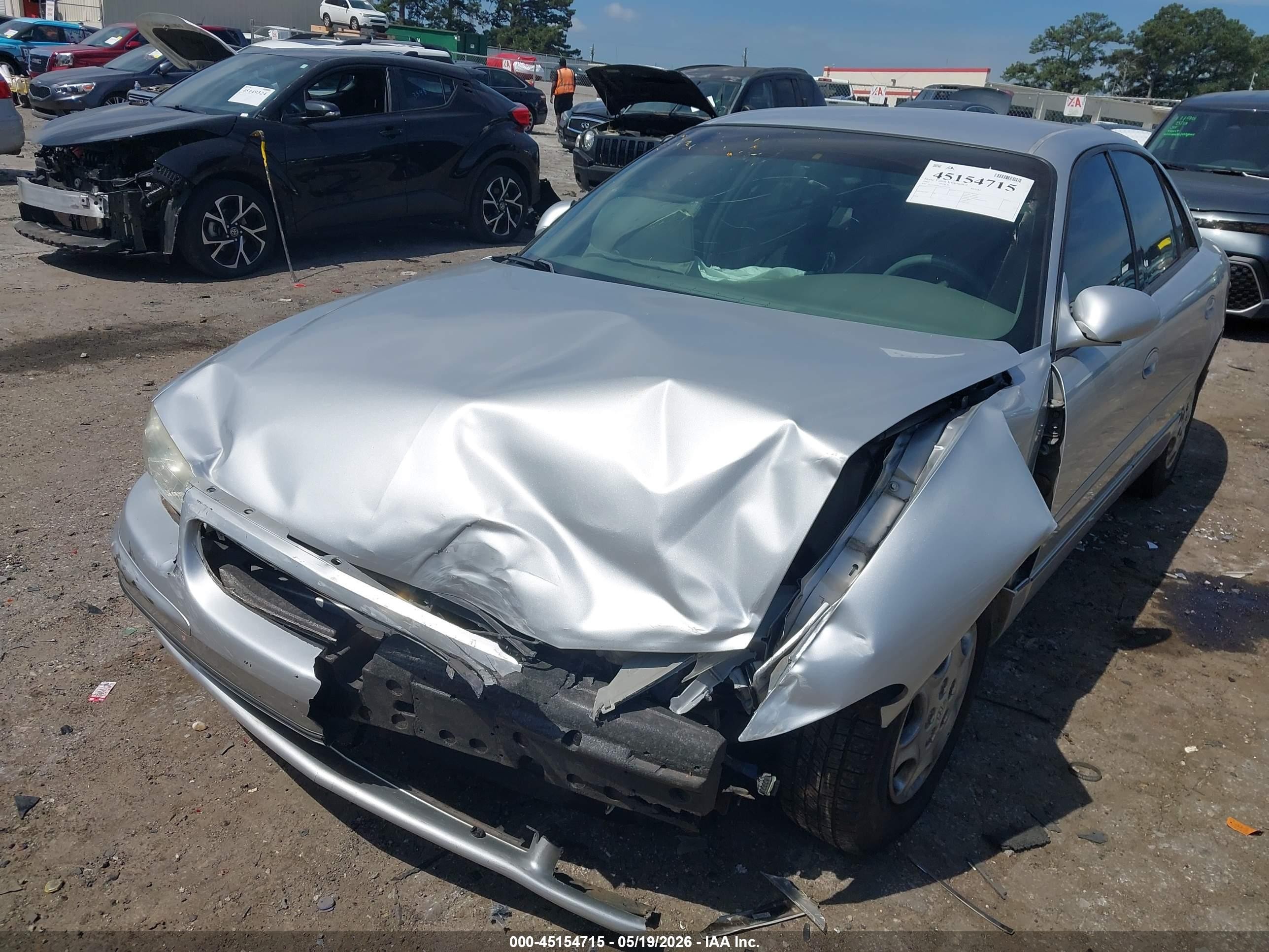 2002 Buick Regal Ls Silver vin: 2G4WB52K421195152