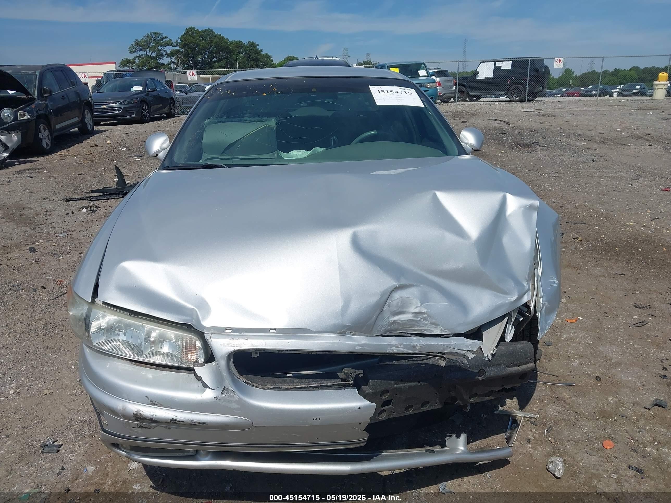 2002 Buick Regal Ls Silver vin: 2G4WB52K421195152