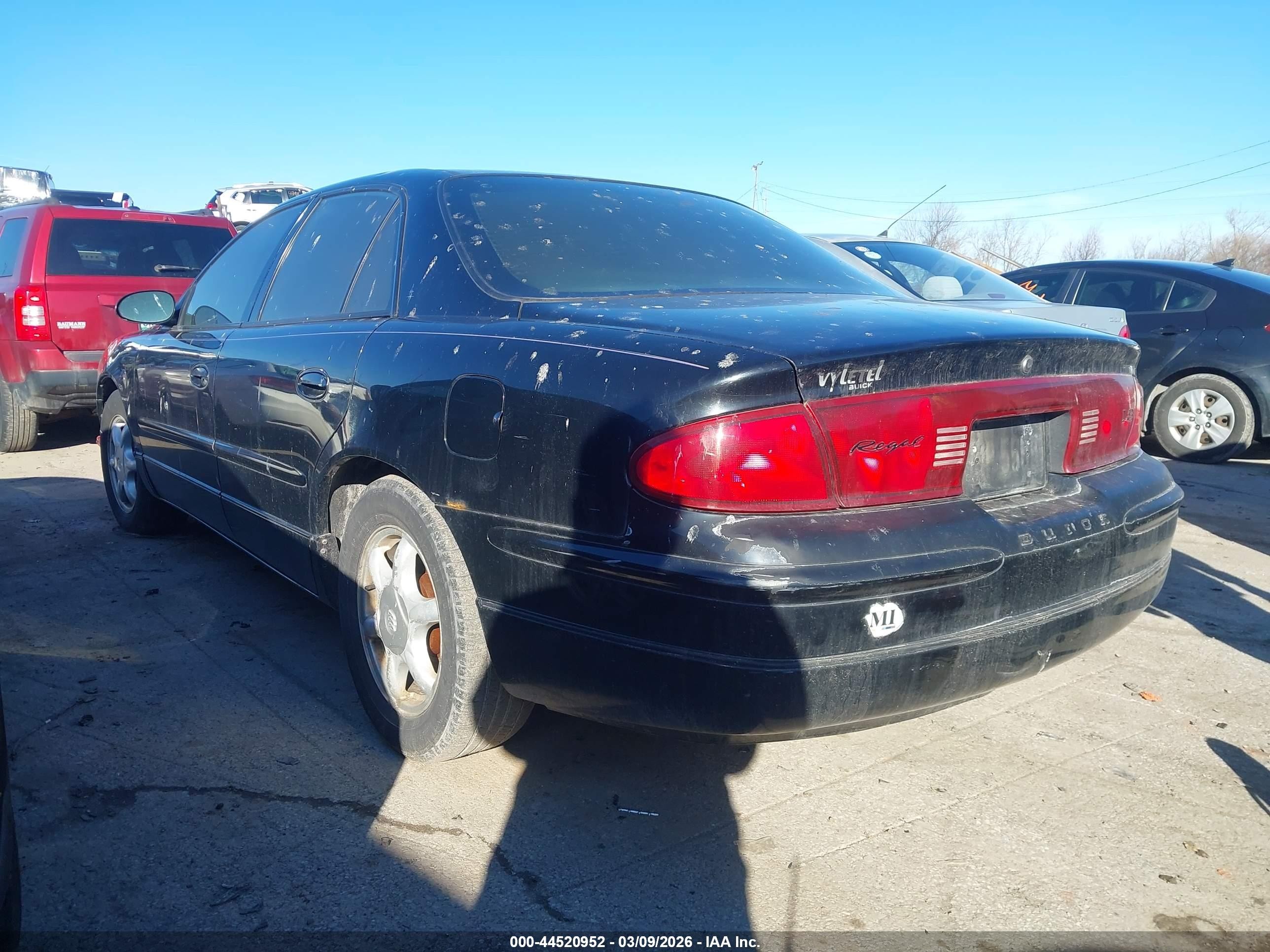 2004 Buick Regal Ls Black vin: 2G4WB52K441352035