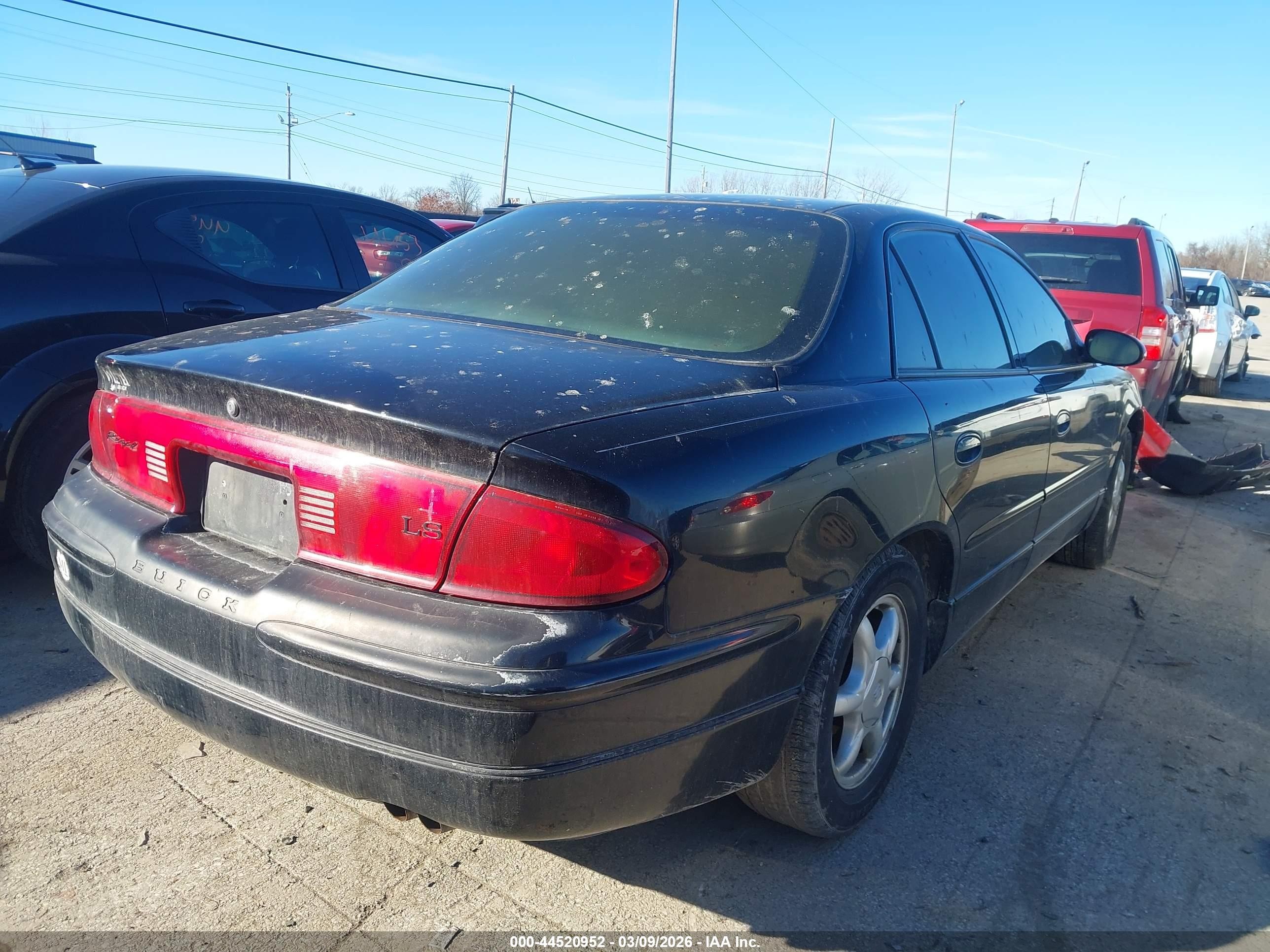 2004 Buick Regal Ls Black vin: 2G4WB52K441352035
