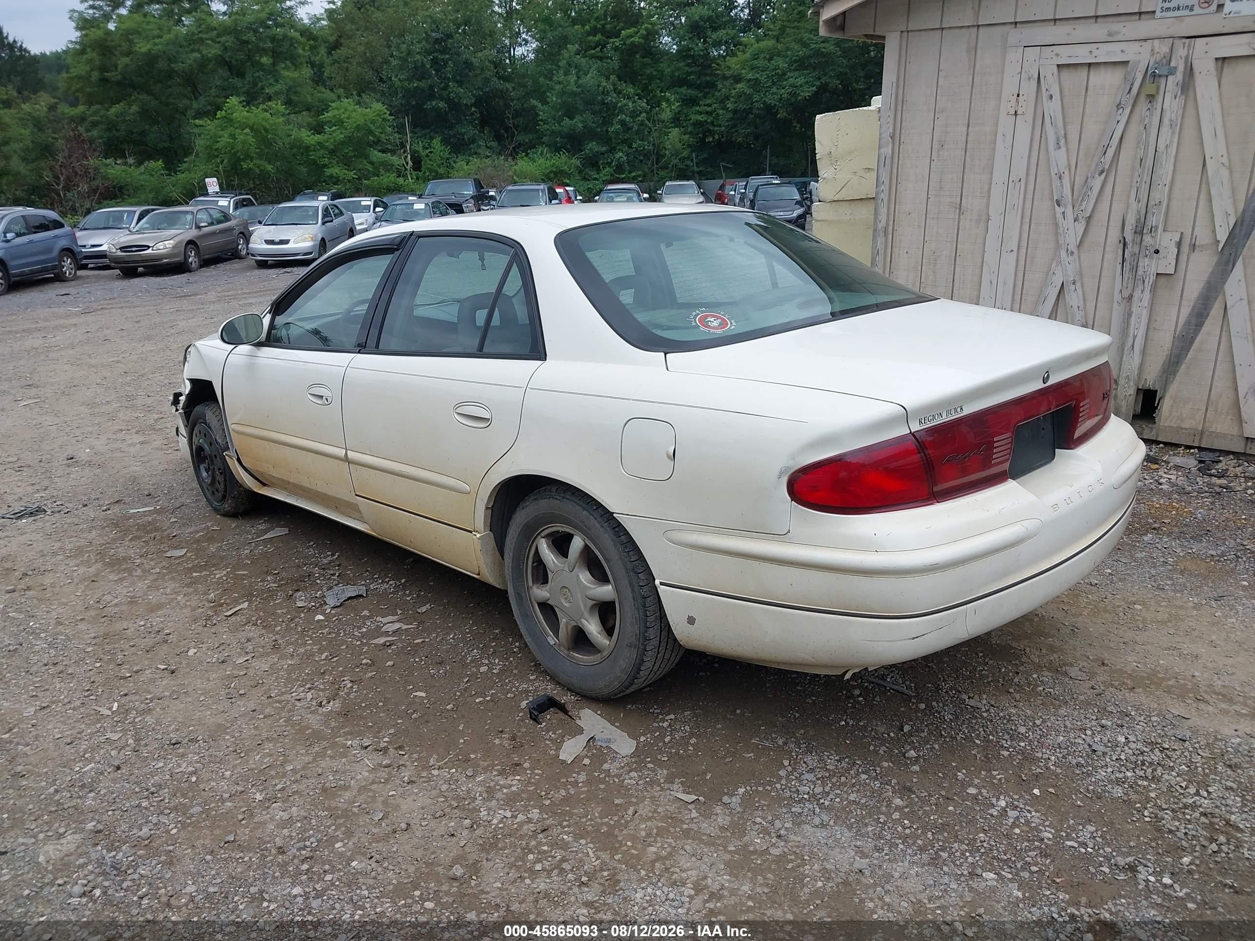 2004 Buick Regal Ls White vin: 2G4WB52K541352870