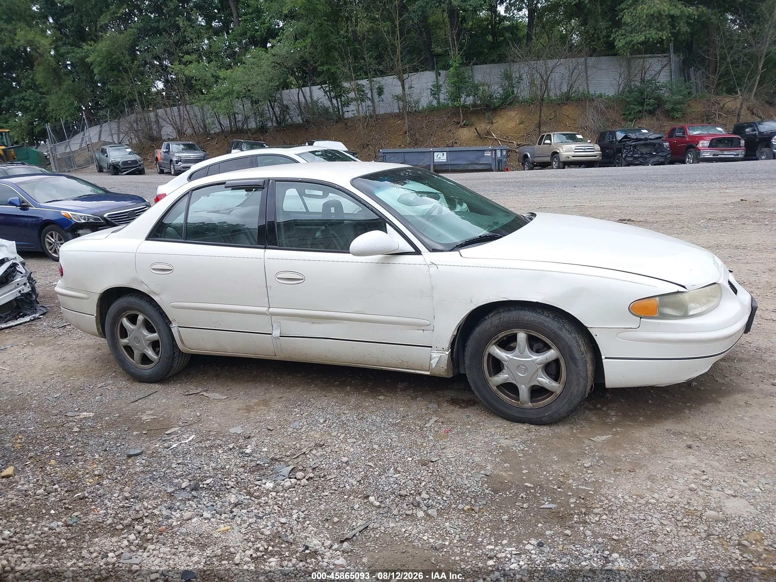 2004 Buick Regal Ls White vin: 2G4WB52K541352870