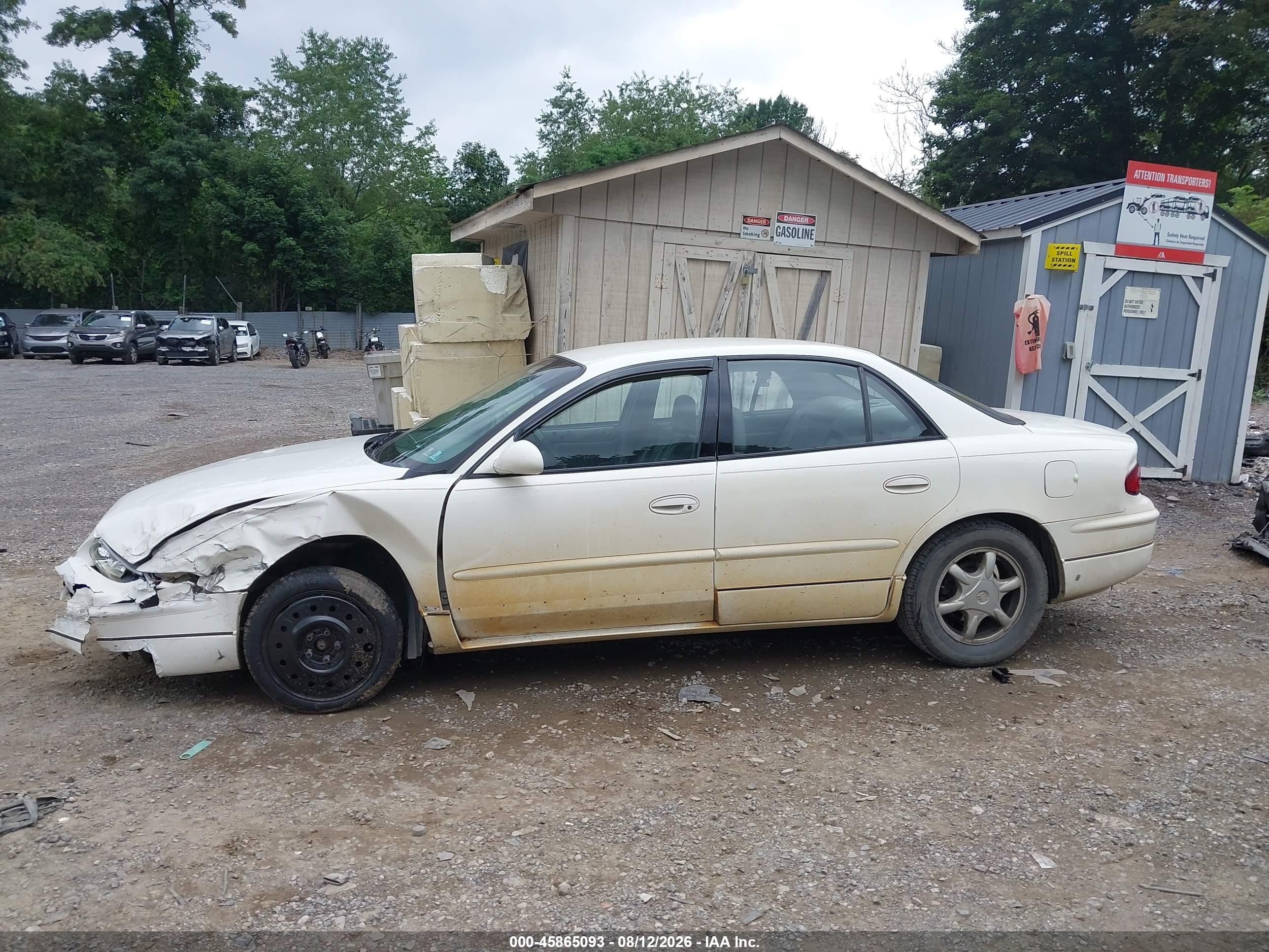 2004 Buick Regal Ls White vin: 2G4WB52K541352870